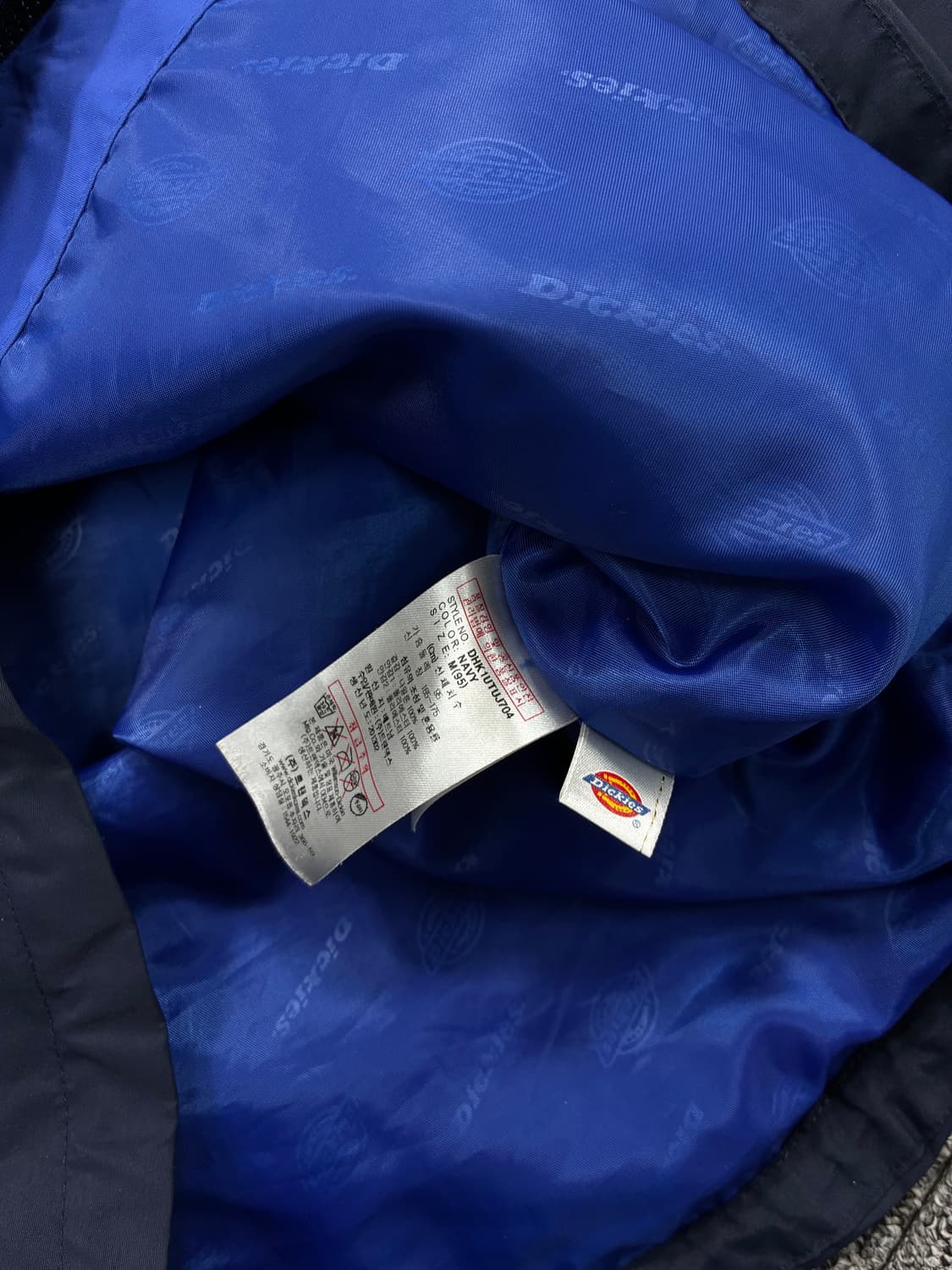 디키즈 스몰로고 네이비 바람막이 M 상품이미지9