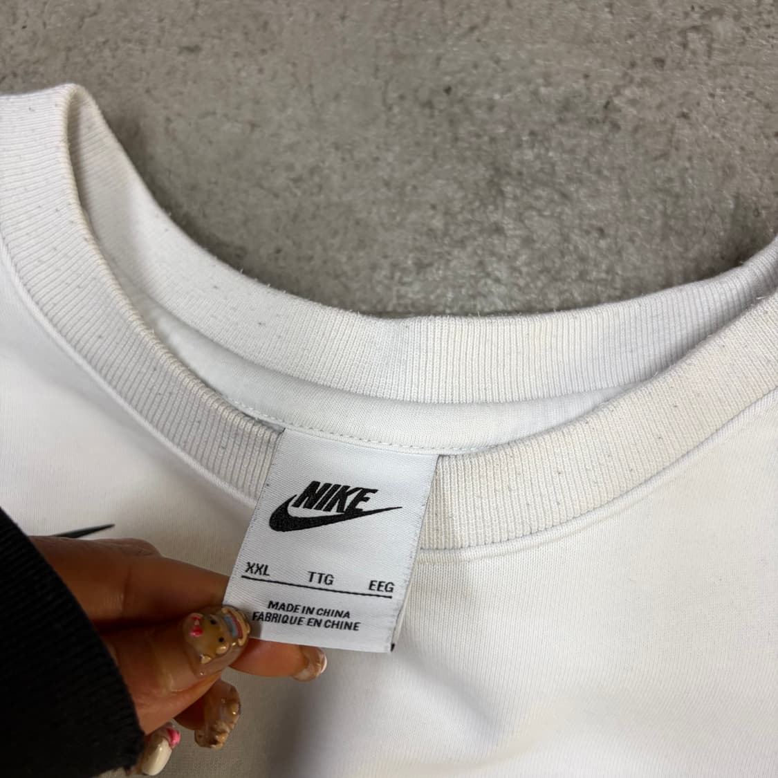 나이키 화이트 맨투맨[2385] 상품이미지7