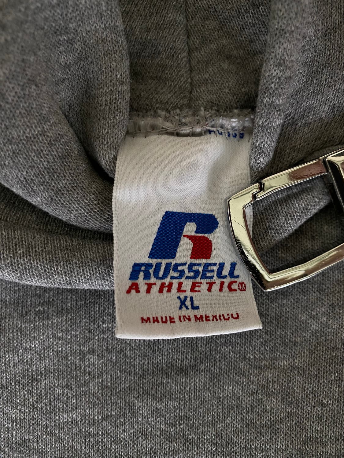 (XL) 00s 빈티지 러셀 후드 그레이 상품이미지3