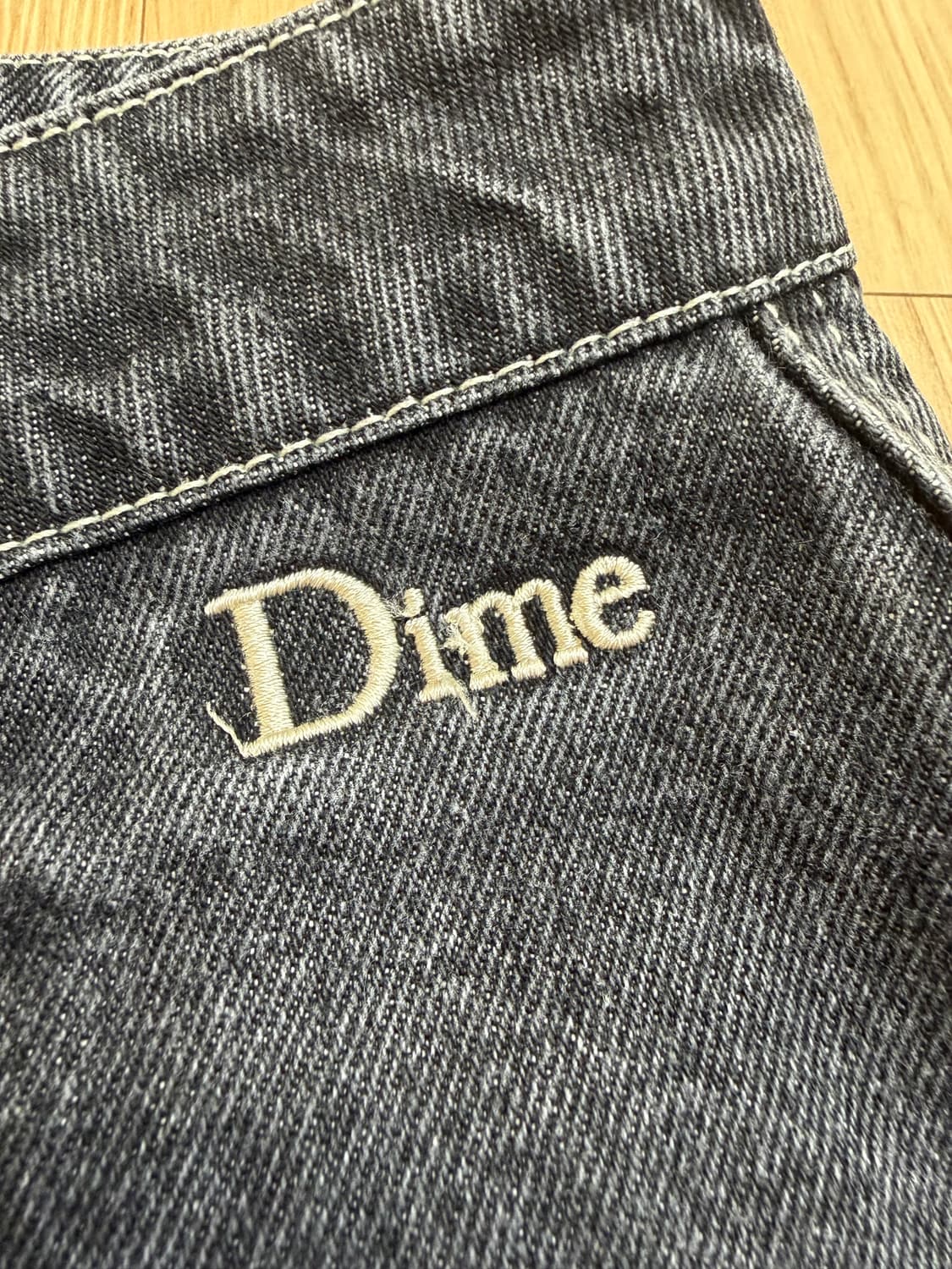 Dime 다임 배기진 데님 블랙 L 상품이미지3