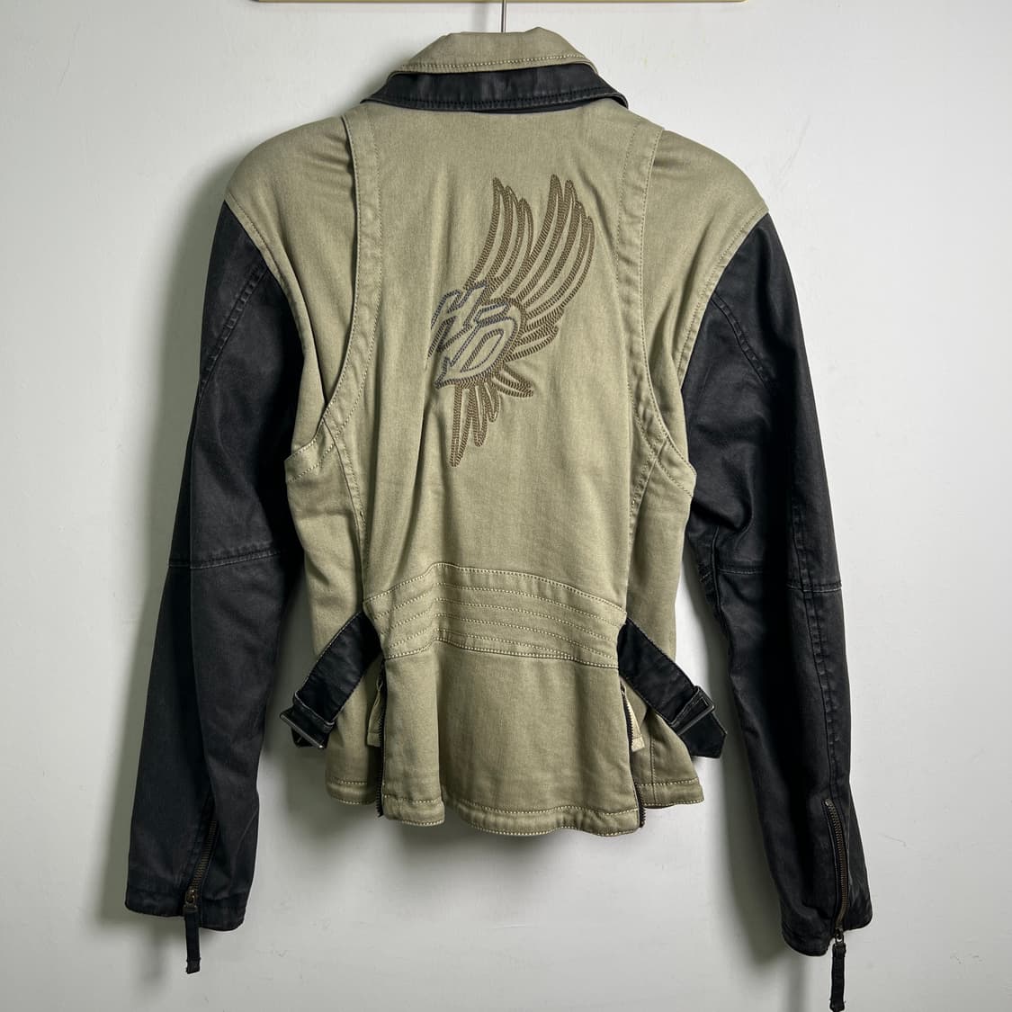 할리데이비슨 믹스드 미디어 코티드 데님 코튼 트윌 라이더 자켓 M 상품이미지6