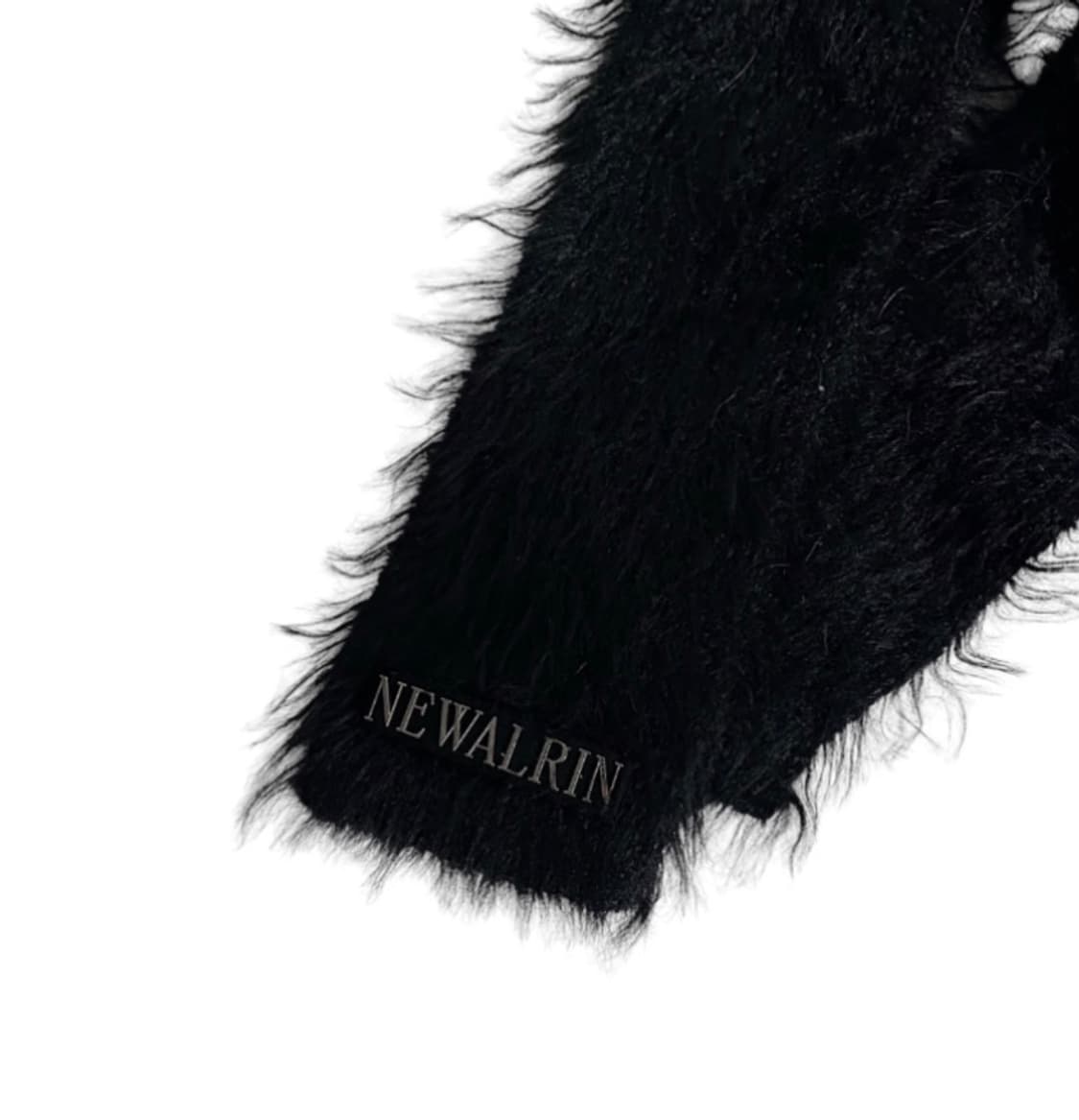 새상품 뉴얼린 엠블럼 퍼 머플러 상품이미지1