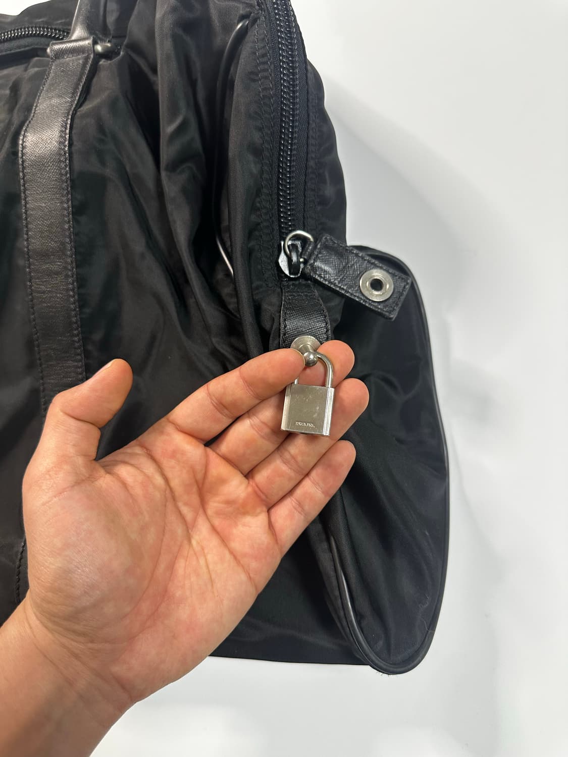 프라다 밀라노 나일론 보스턴 백 상품이미지5