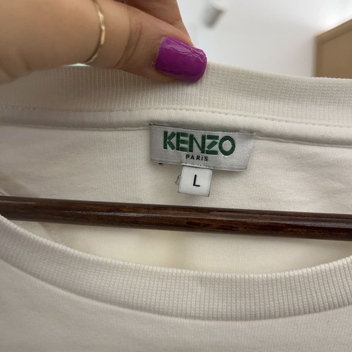 겐조 올드스쿨 빈티지 사이드 빅 로고 롱 슬리브 L C06605 상품이미지5