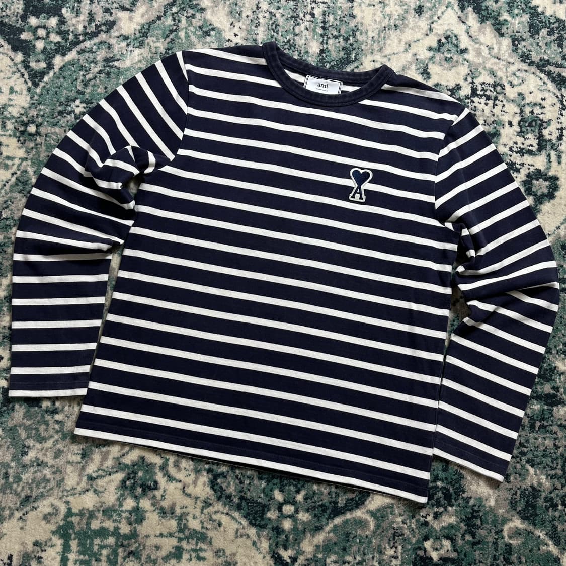 AMI 아미 스트라이프 긴팔 롱슬리브 티셔츠(S) 상품이미지2