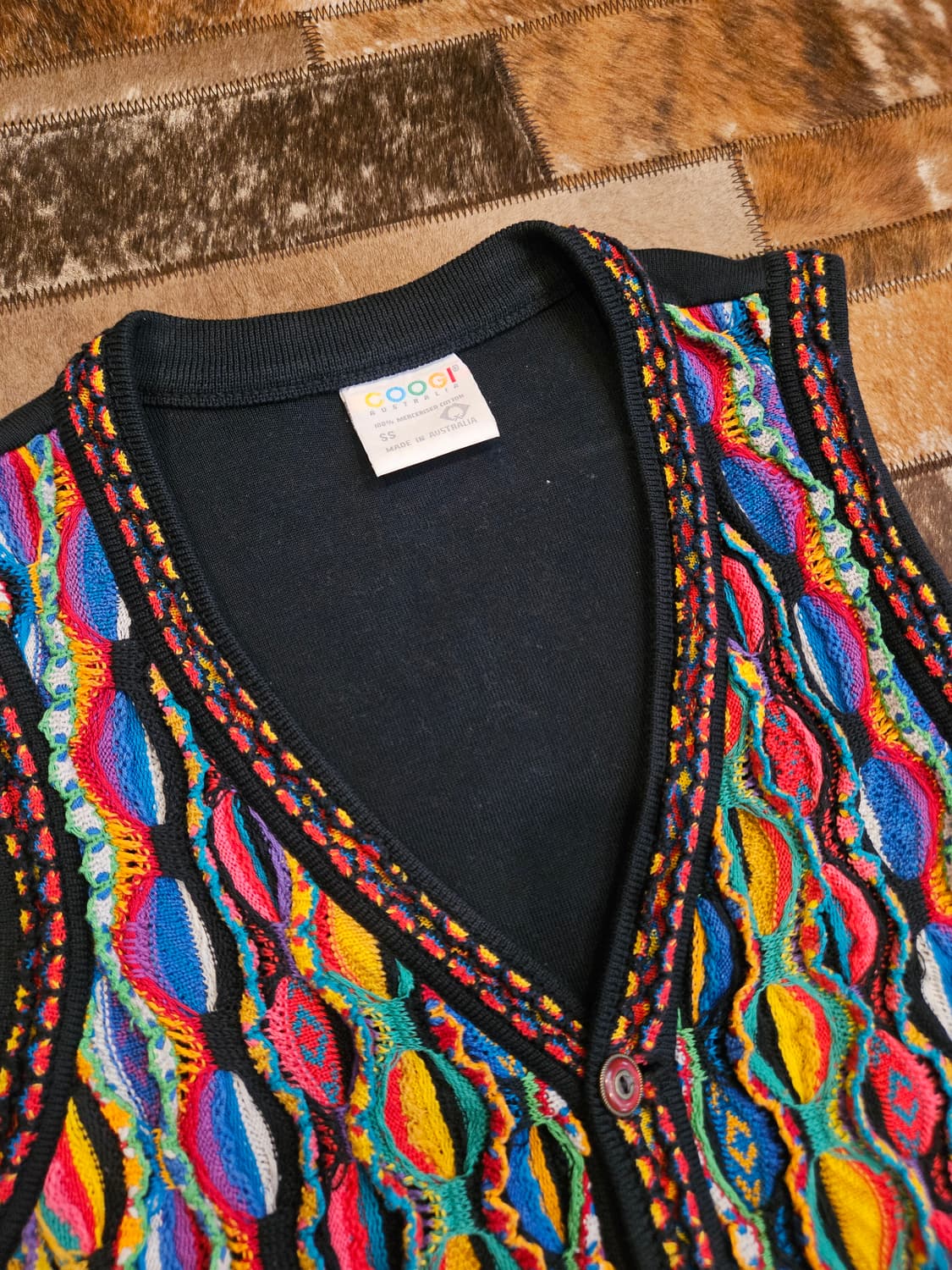 Coogi 케이블 니트 베스트  상품이미지3