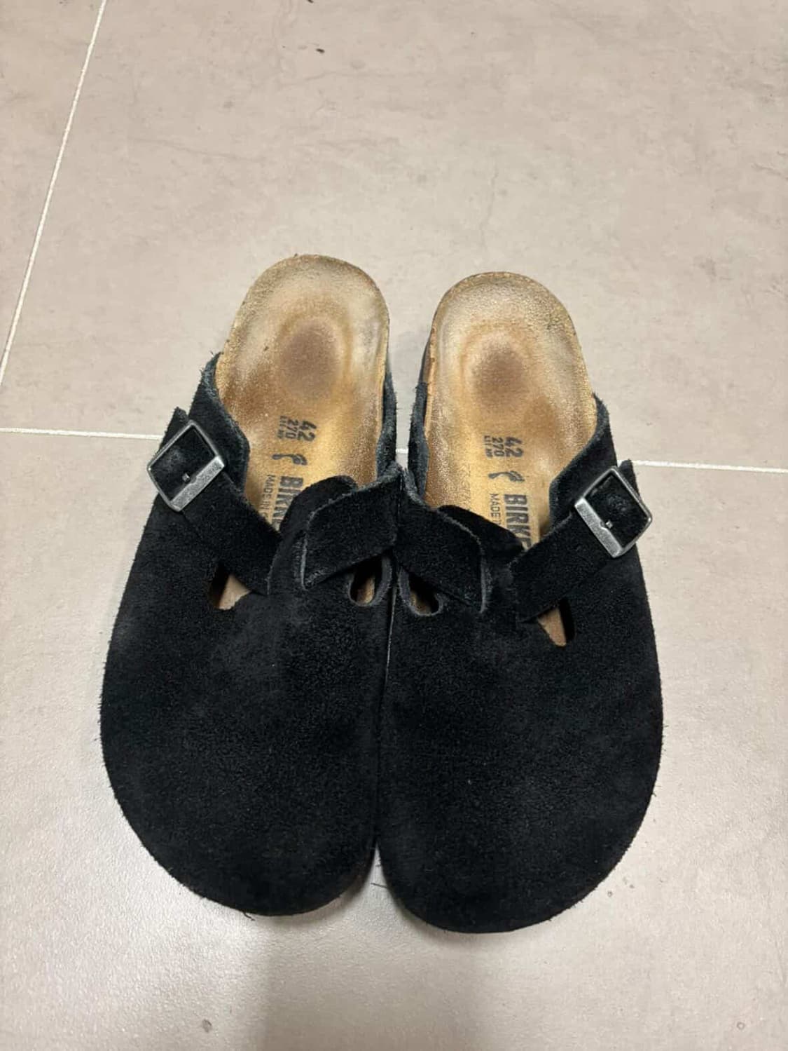 버켄스탁 보스턴 블랙 42 상품이미지4