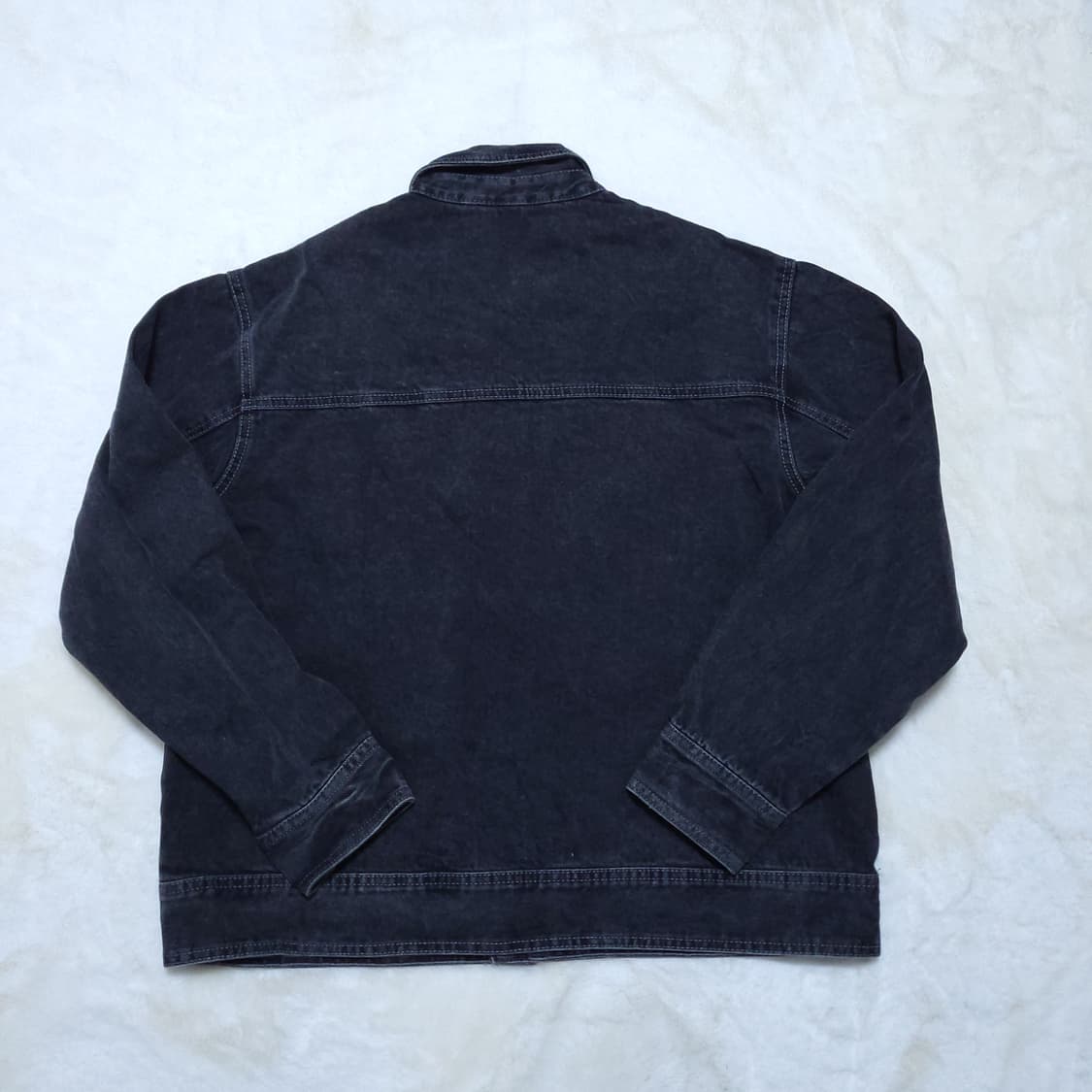 커스텀어클락 남성 데님자켓 L 0310 뽀샤샤 상품이미지2