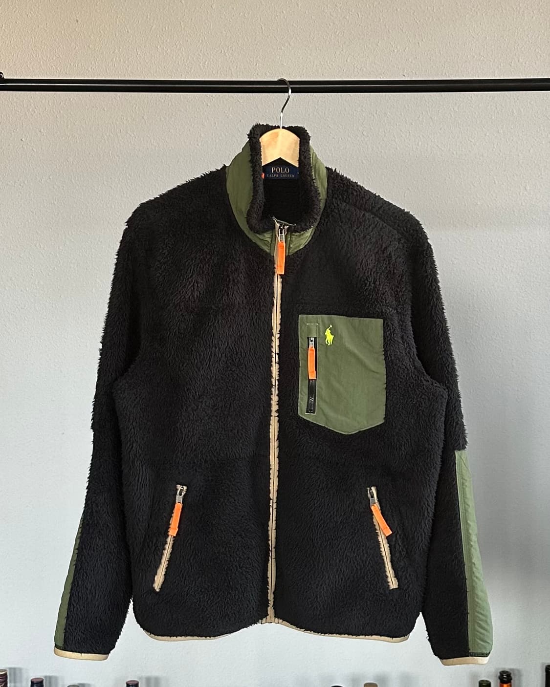 [M]폴로 랄프로렌 윈드 블로킹 쉐르파 후리스 자켓 상품이미지1