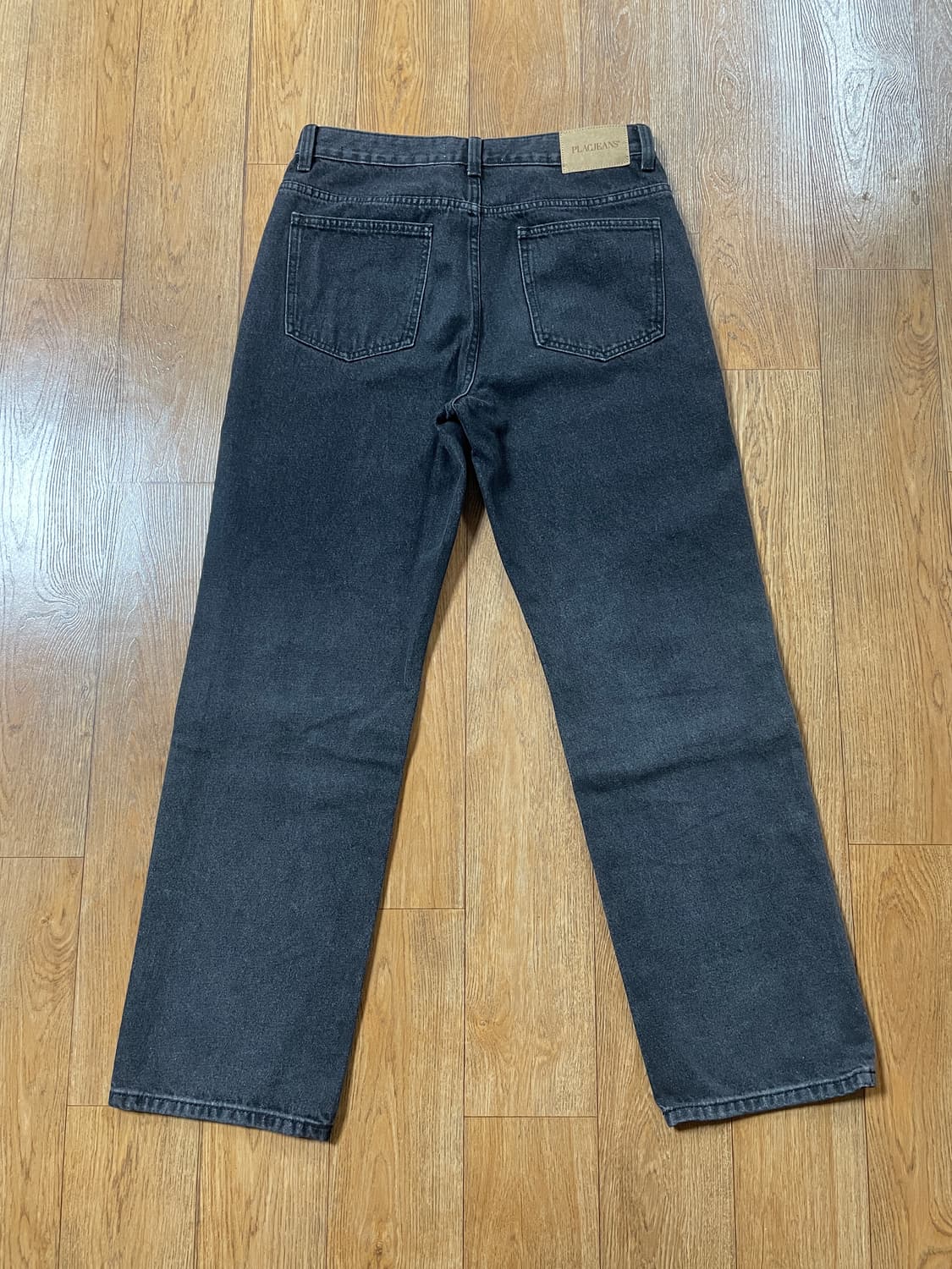 플랙 그라데이션 스트레이트 데님팬츠 T21 그레이 새상품 상품이미지10