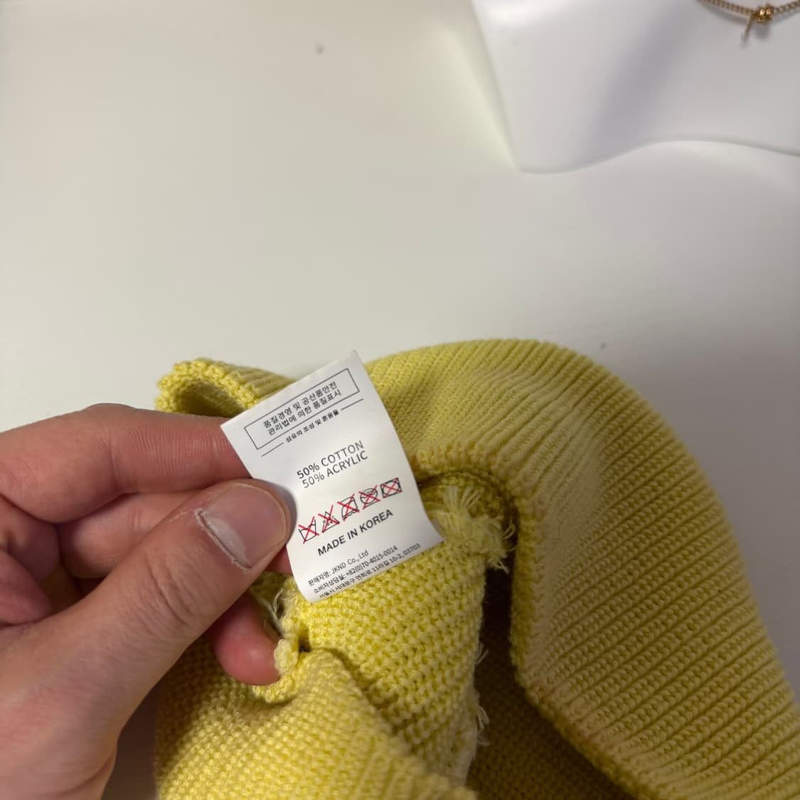 디스이즈네버댓 옐로우 숏비니 상품이미지5