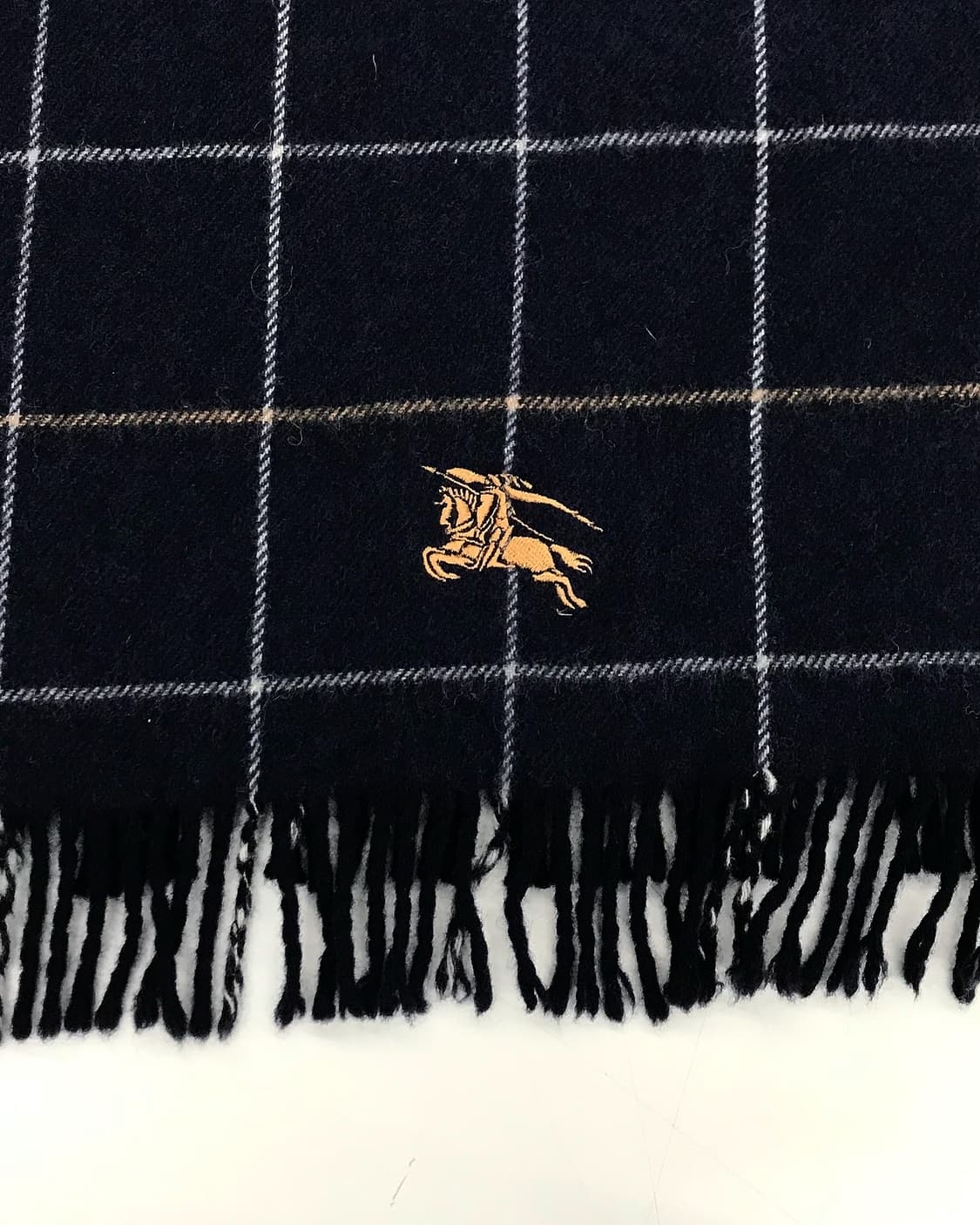 버버리 로고 울 체크 담요 상품이미지3