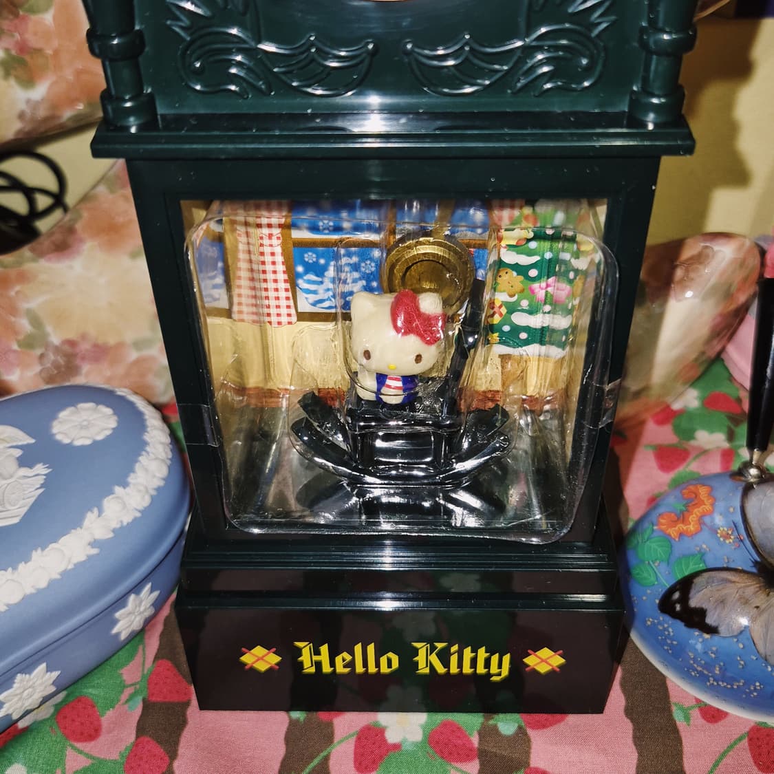 06s 엔틱 키티 흔들 괘종 시계 상품이미지9