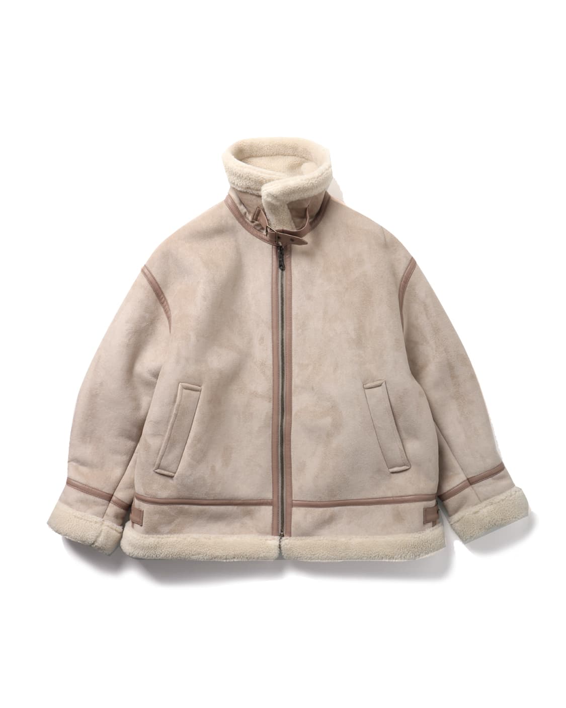 Ray BEAMS Fake Mouton Bomber Blouson 상품이미지1