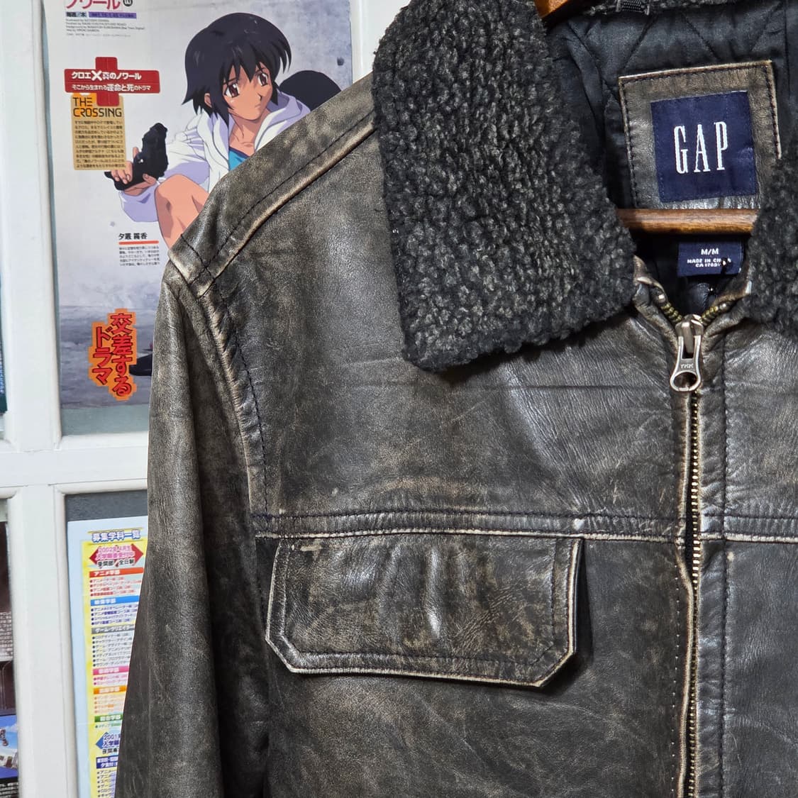 00S JPN 올드 갭 소가죽 트러거 자켓 상품이미지3