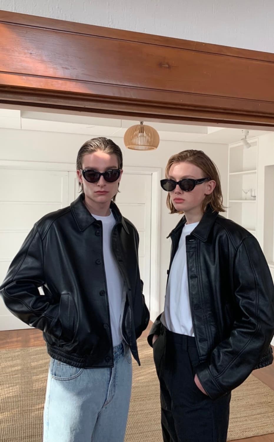 STU 래더자켓 다크브라운 L 상품이미지1