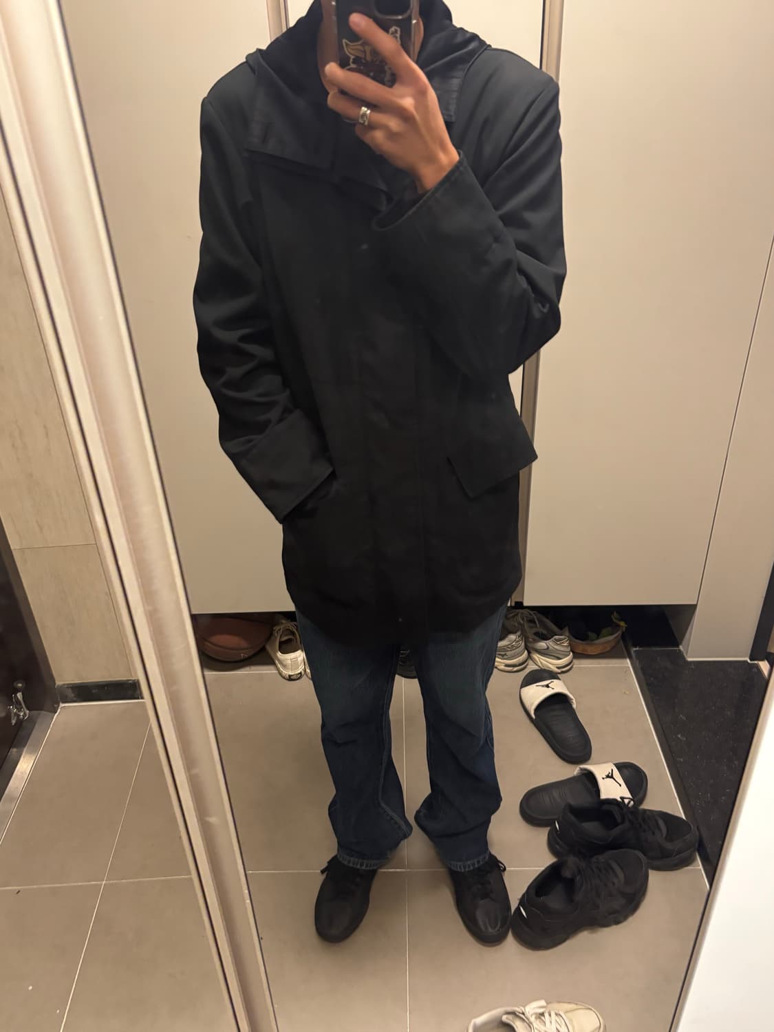 요지 롱 자켓  상품이미지4