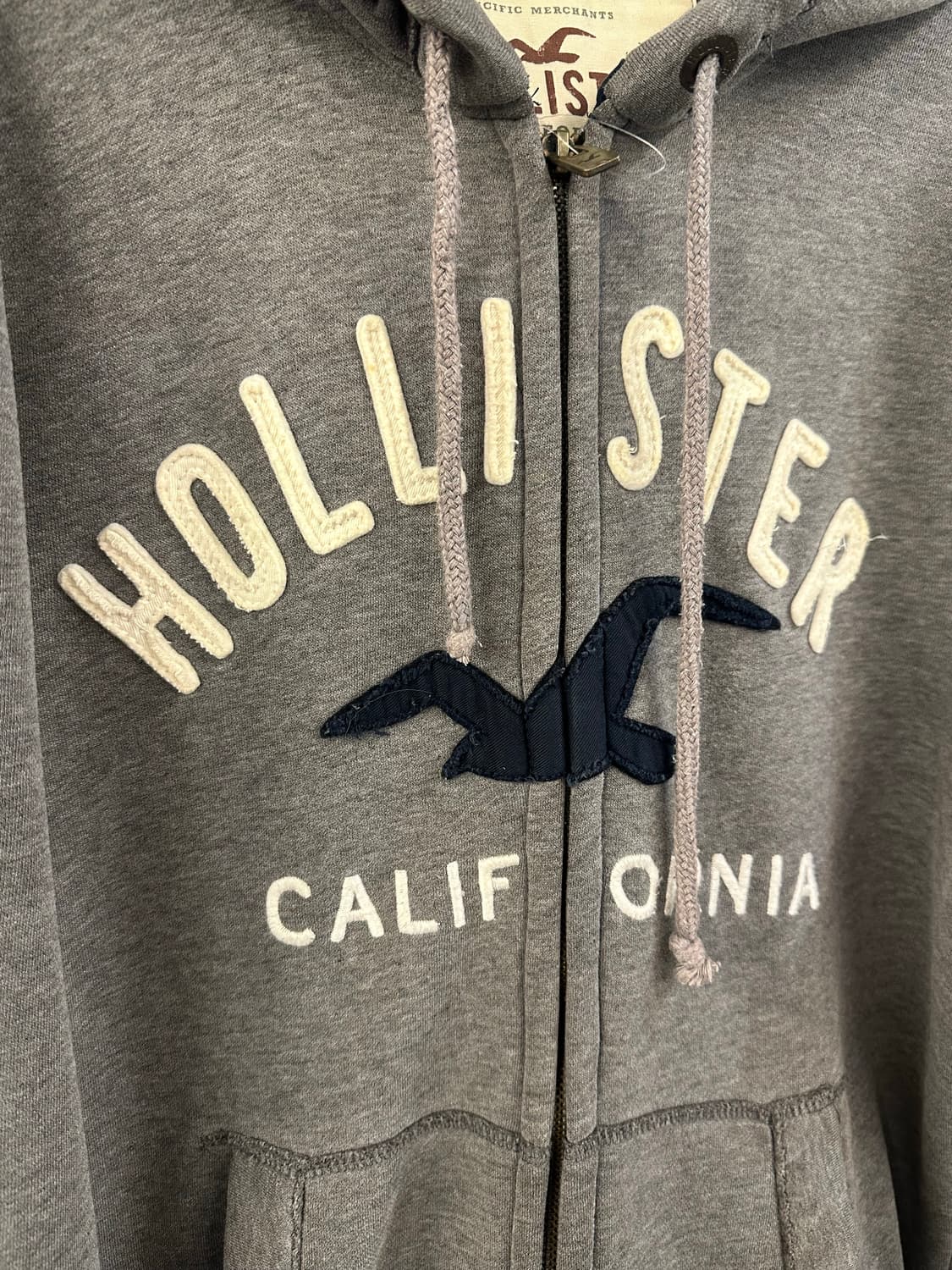 HOLLISTER 홀리스터 그레이 후드집업 상품이미지2