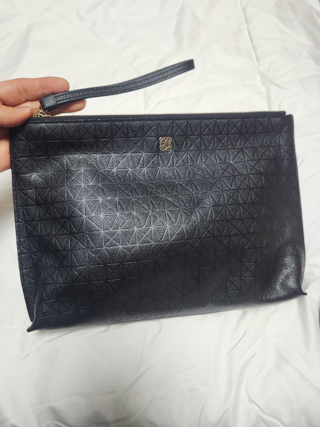 (새상품)루이까또즈 블랙 클러치백 상품이미지1