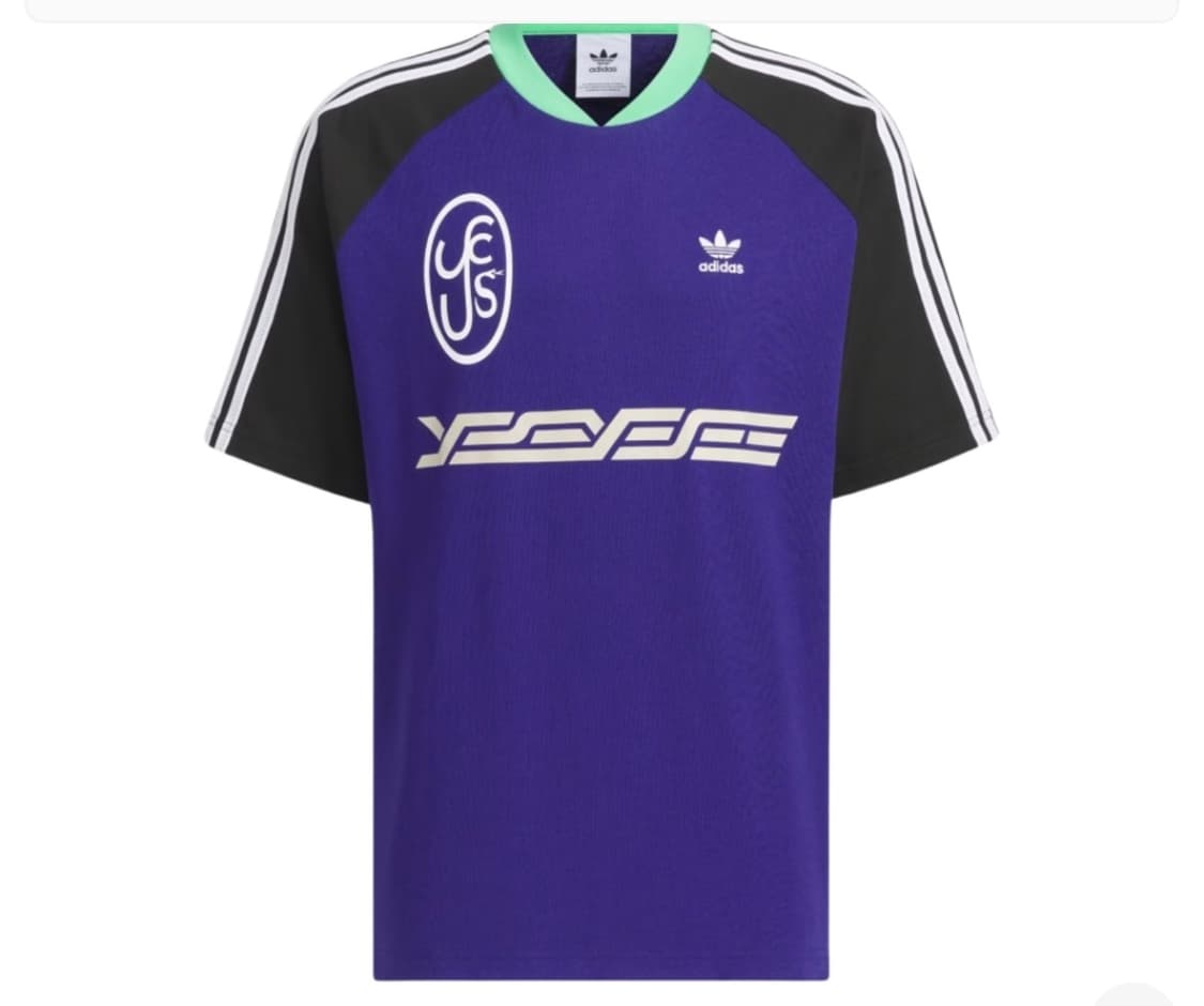 아디다스 x 예스아이씨 팀 반팔 티셔츠 인디고 네이비 상품이미지1