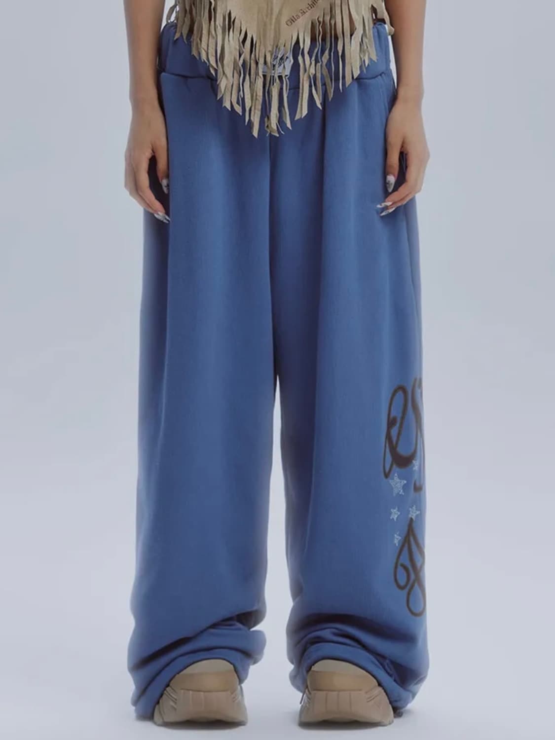 길라아카이브 로고 팬츠 블루 (새상품) 상품이미지3