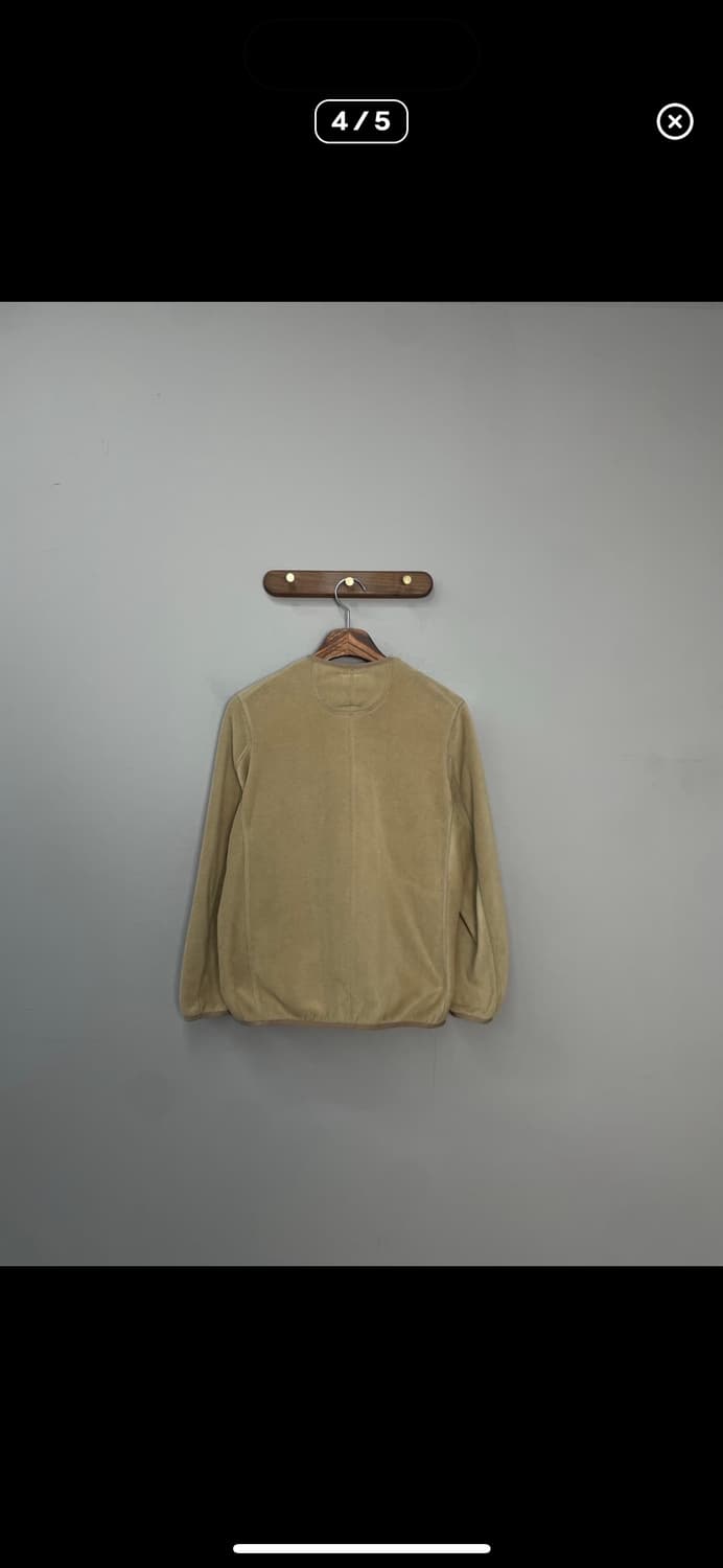 단톤 브라운 버튼 플리스 자켓 A3436 상품이미지4