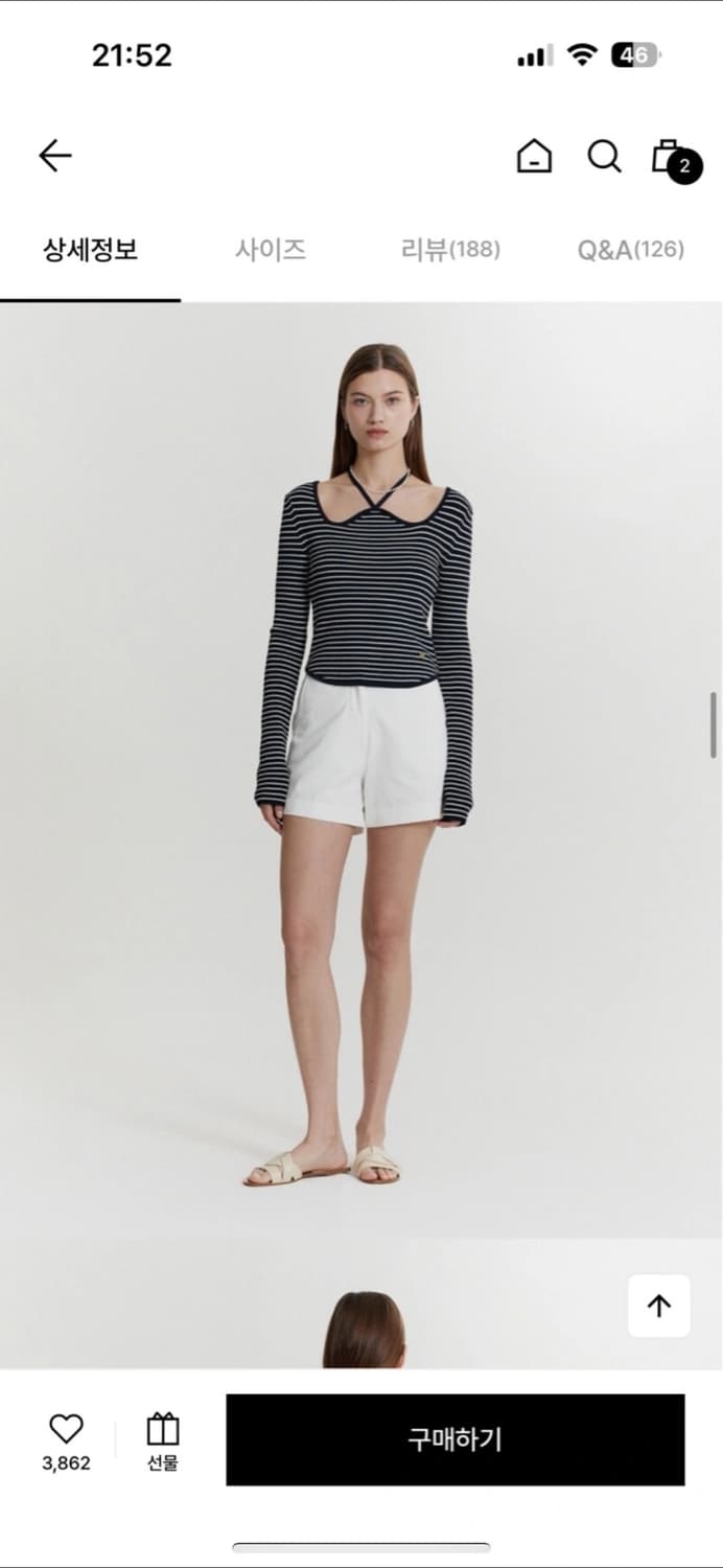 S 새상품) RECTO 렉토 시그니처넥 니트 SIGNATURE NECK 상품이미지5