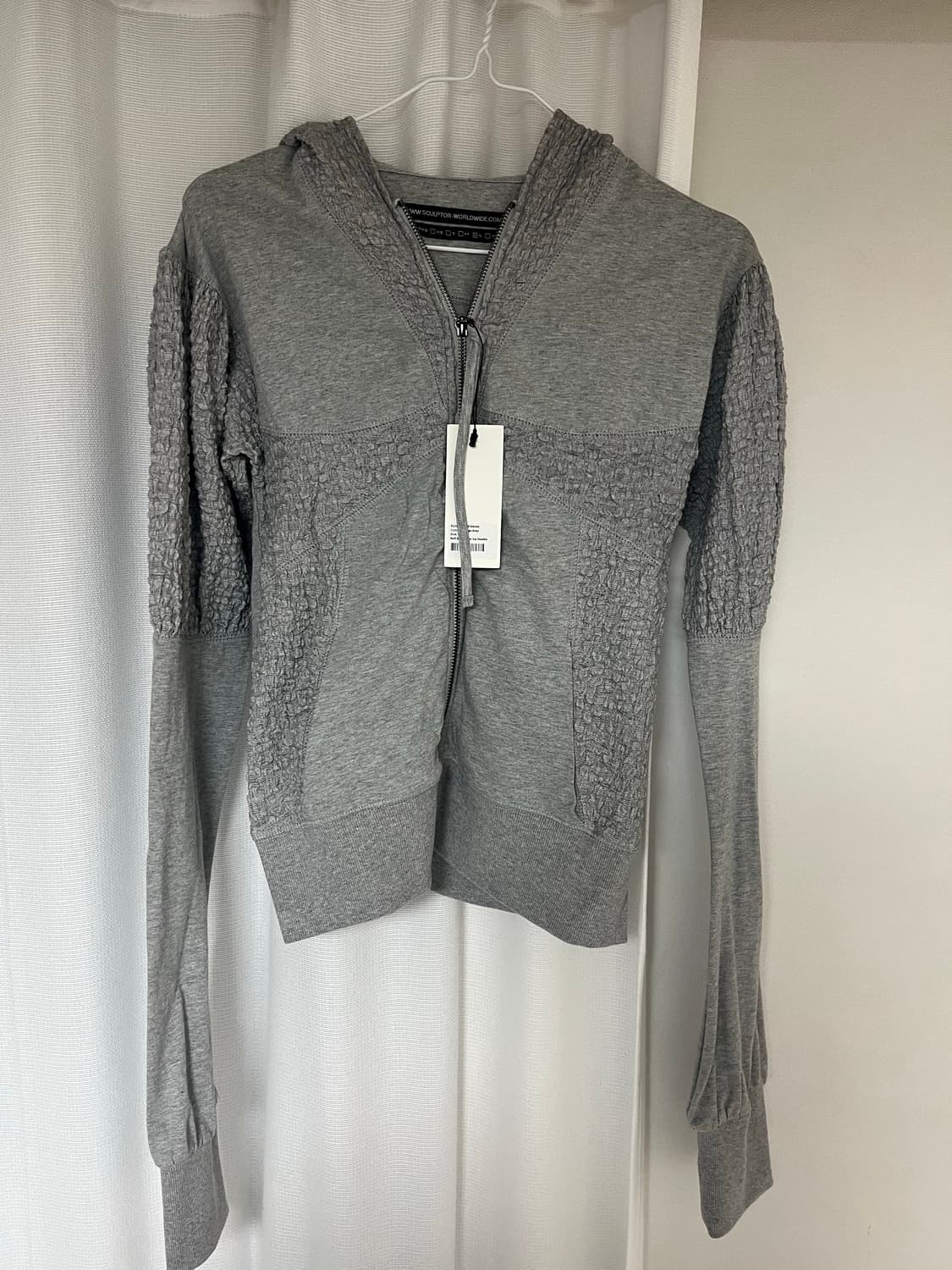 sculptor 퍼프 슬리브 집업 후디 상품이미지5