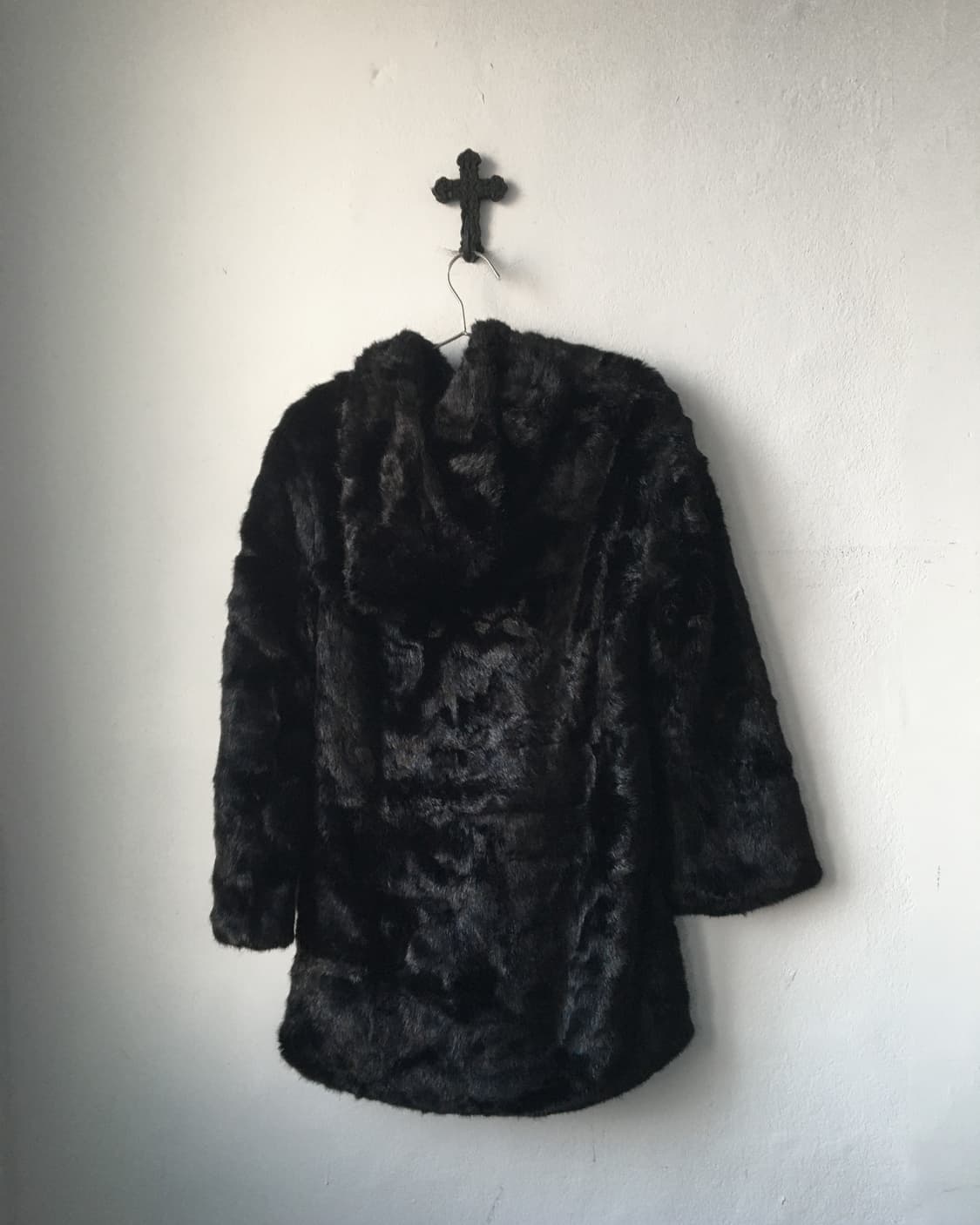 Fake fur hood jacket 상품이미지3