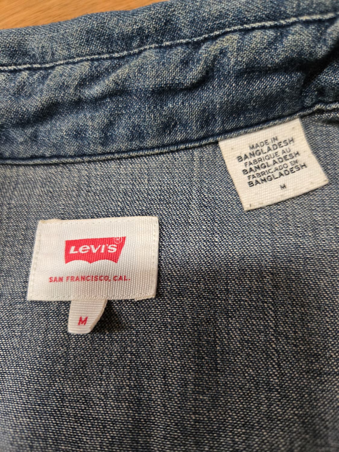 리바이스 웨스턴 중청 데님 셔츠(M사이즈) 상품이미지7