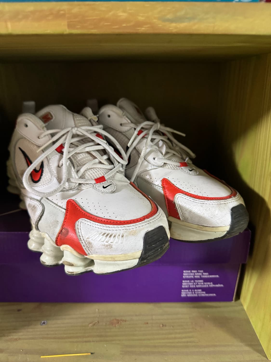 나이키 샥스 노바 화이트 레드 170 (us우먼10) 상품이미지7