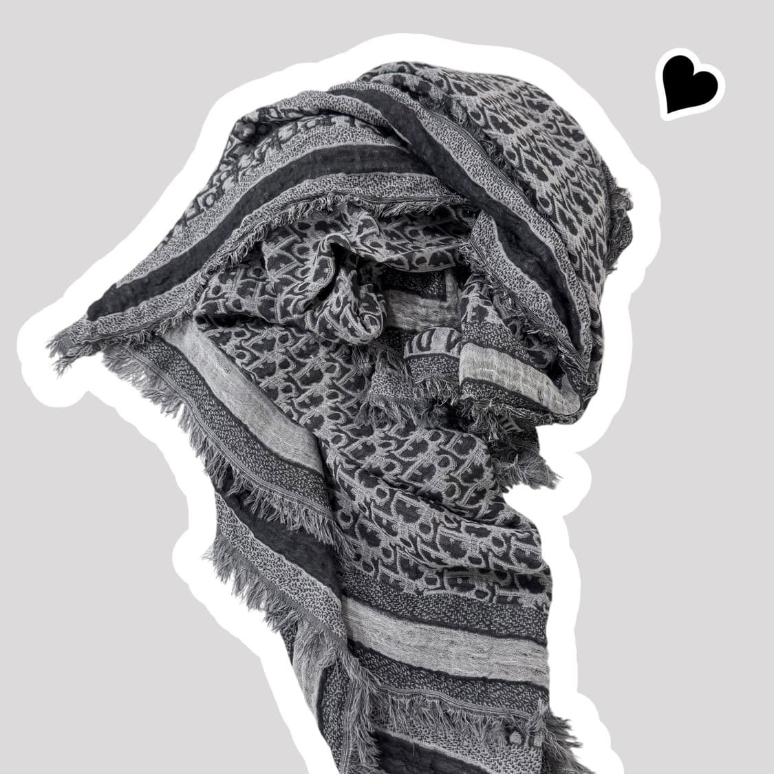 정품 크리스찬 디올 실크 스퀘어 숄 머플러 상품이미지1