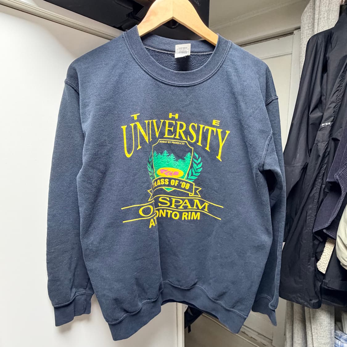 00s “The University of Spam” 스웻셔츠 상품이미지4