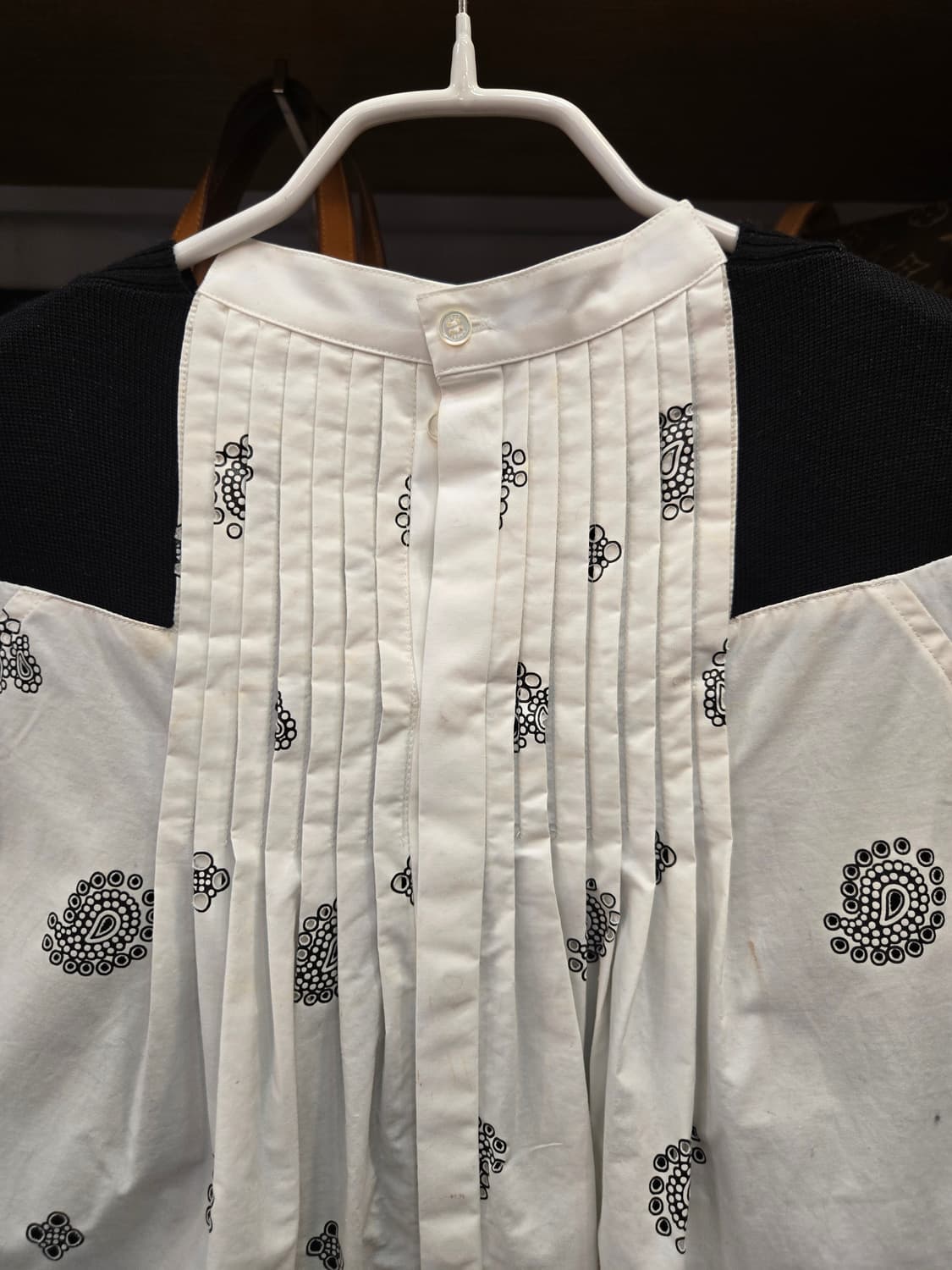 사카이(Sacai) 반다나 하이브리드 니트 셔츠 상품이미지4