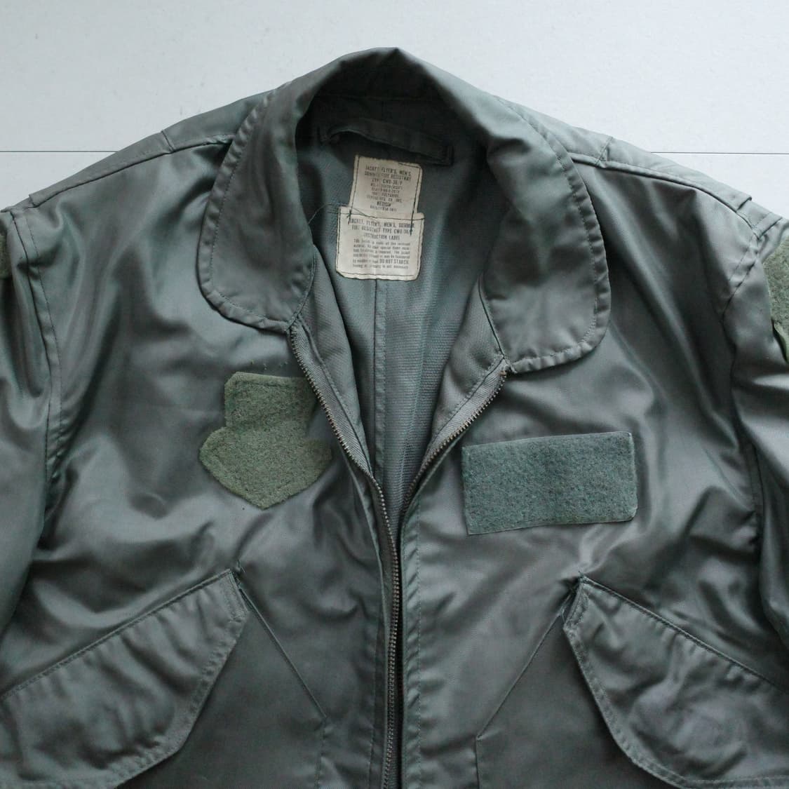 80s 미군 USAF 오리지널 CWU-36/P 플라이트 자켓 미디엄  상품이미지2