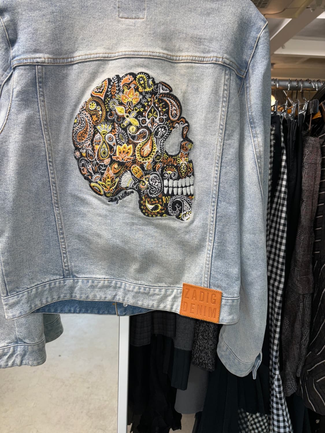 자딕앤볼테르 집업 데님 자켓 상품이미지7