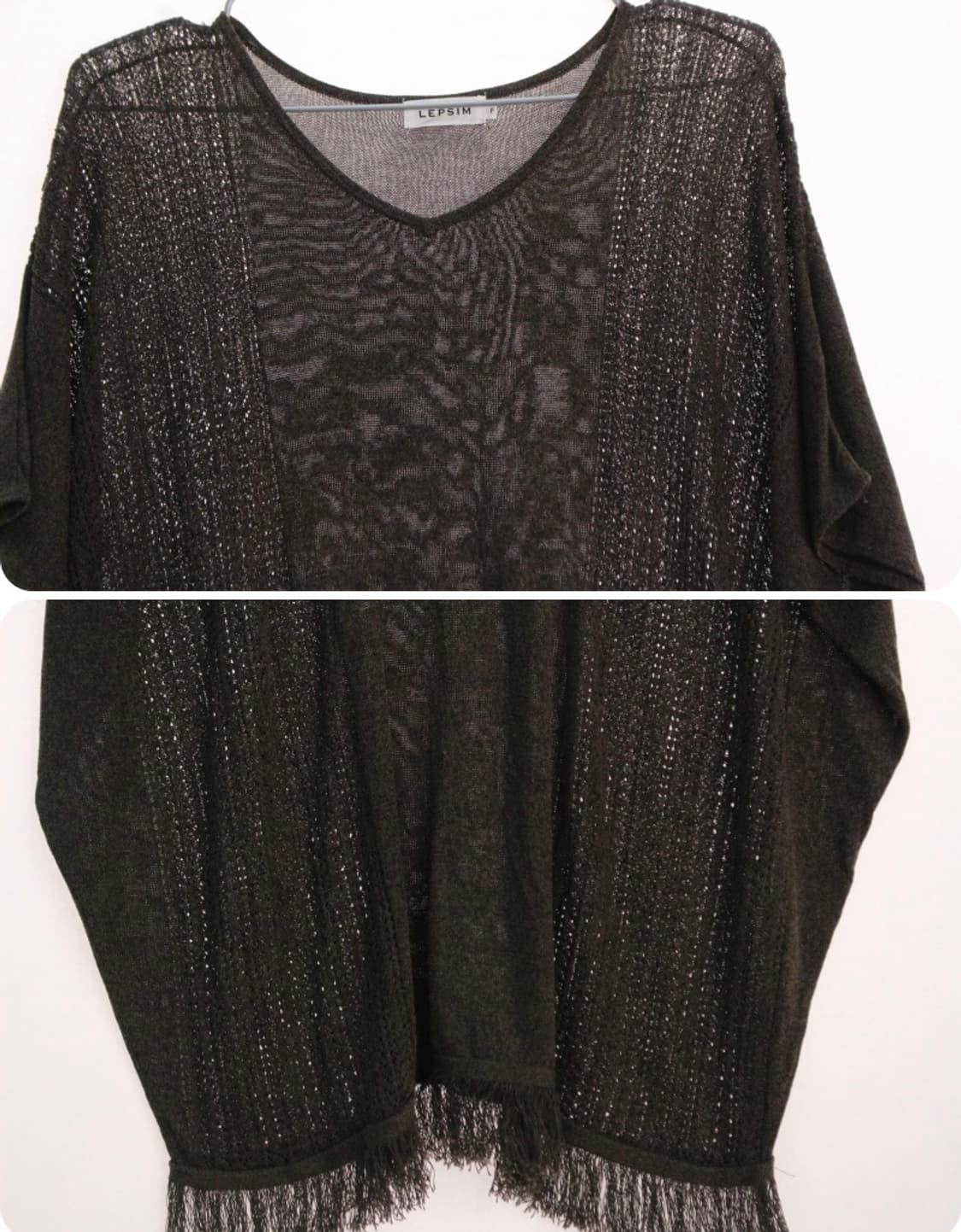 가오리핏 테슬 장식 니트 상품이미지2