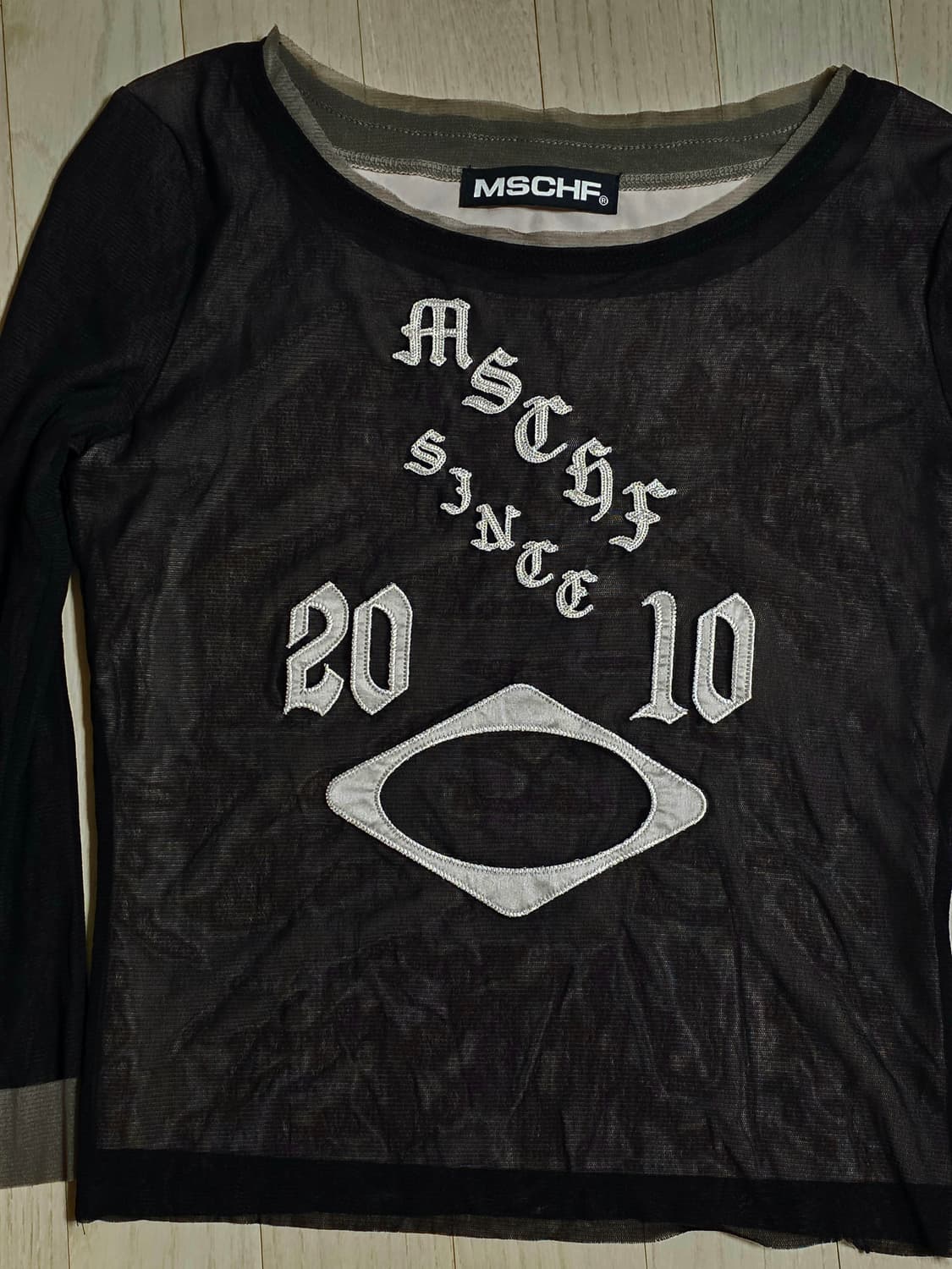 Mischief BOAT Neck Top_Black - m size 상품이미지1