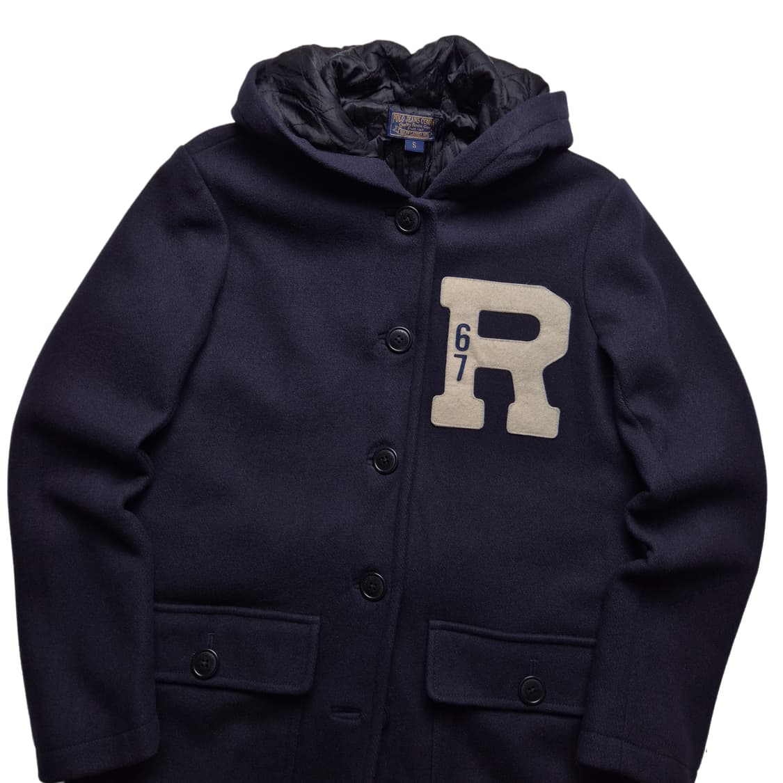 [S] 폴로 진스 컴퍼니 울 후드코트 상품이미지1