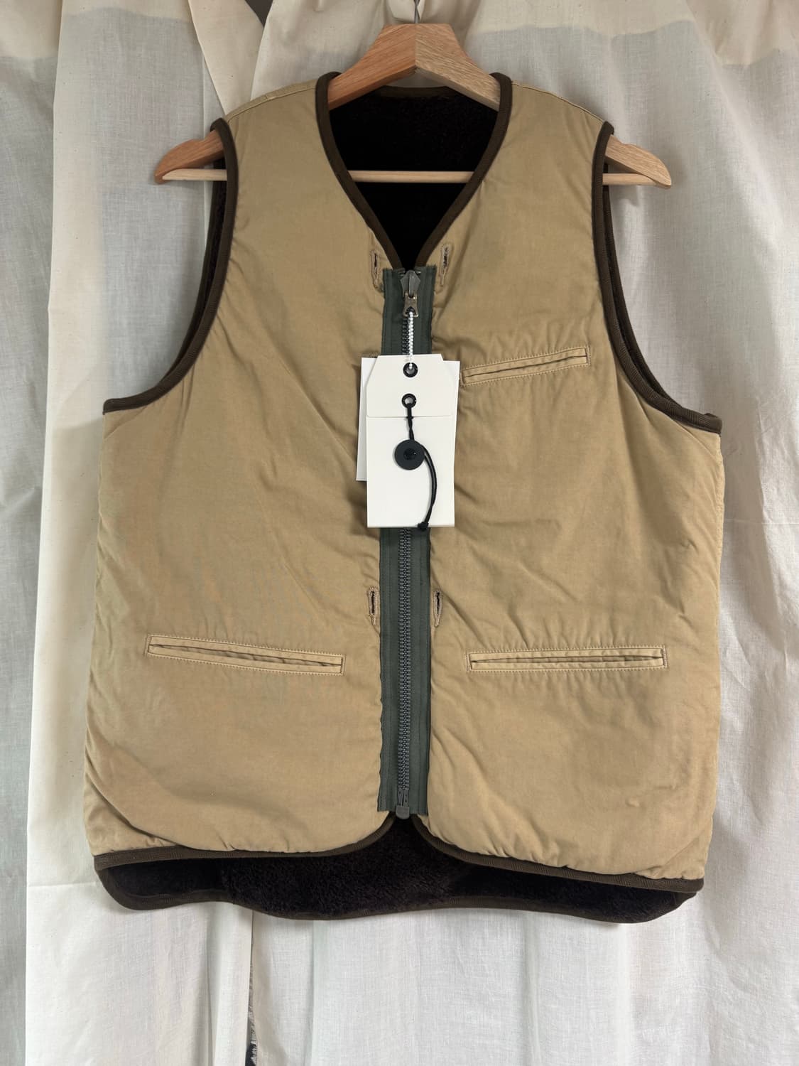 Visvim / CONTRARY DEPT 라이너 베스트 카키 / 2사이즈 상품이미지1