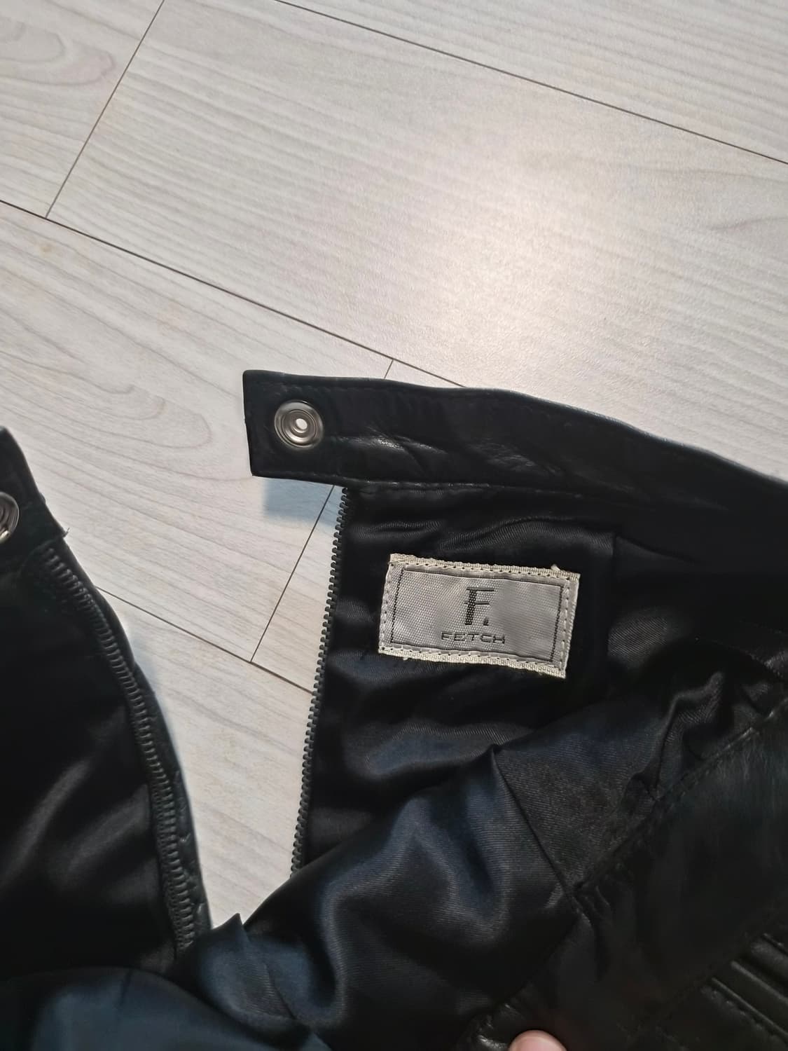 고급스러운 소가죽 퀼팅 미디 스커트 상품이미지3