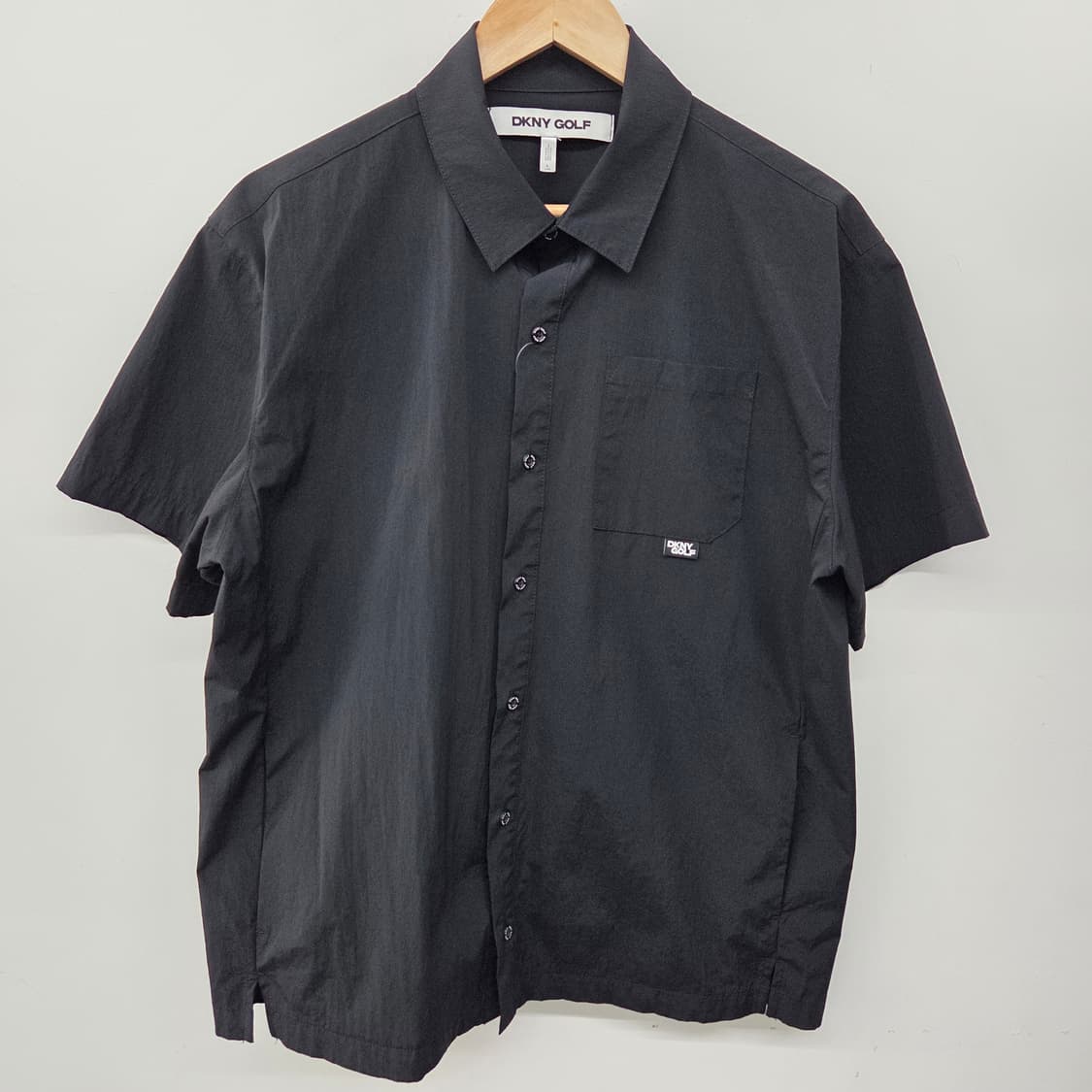 DKNY 골프 블랙 반팔 셔츠 남L 상품이미지2