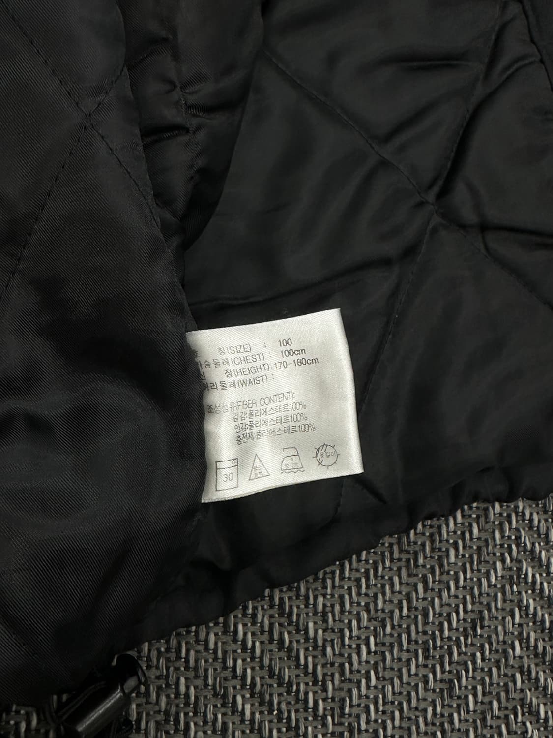 나이키 누빔 패딩 블랙 상품이미지5