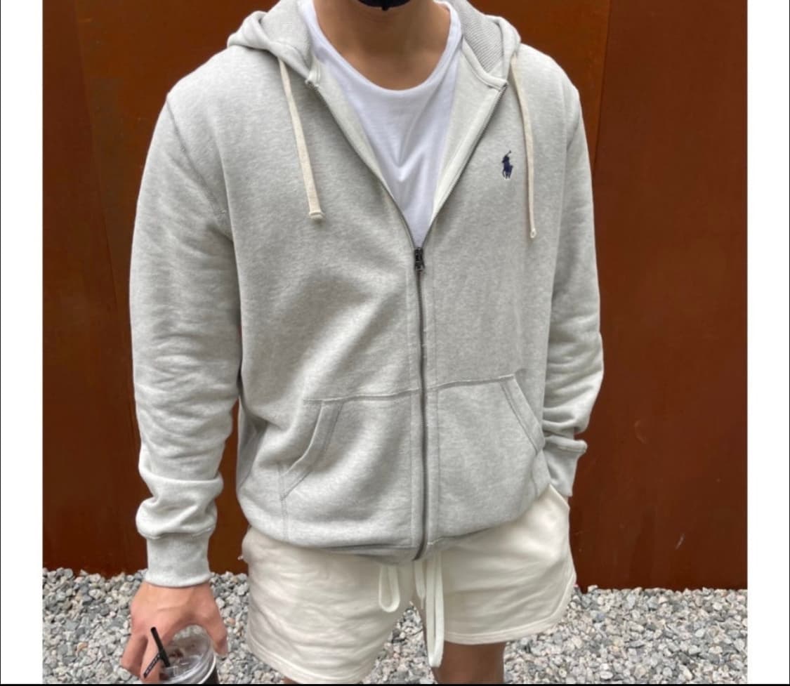 ✨정품-> 폴로 남녀공용 후드집업 (기모) 상품이미지2