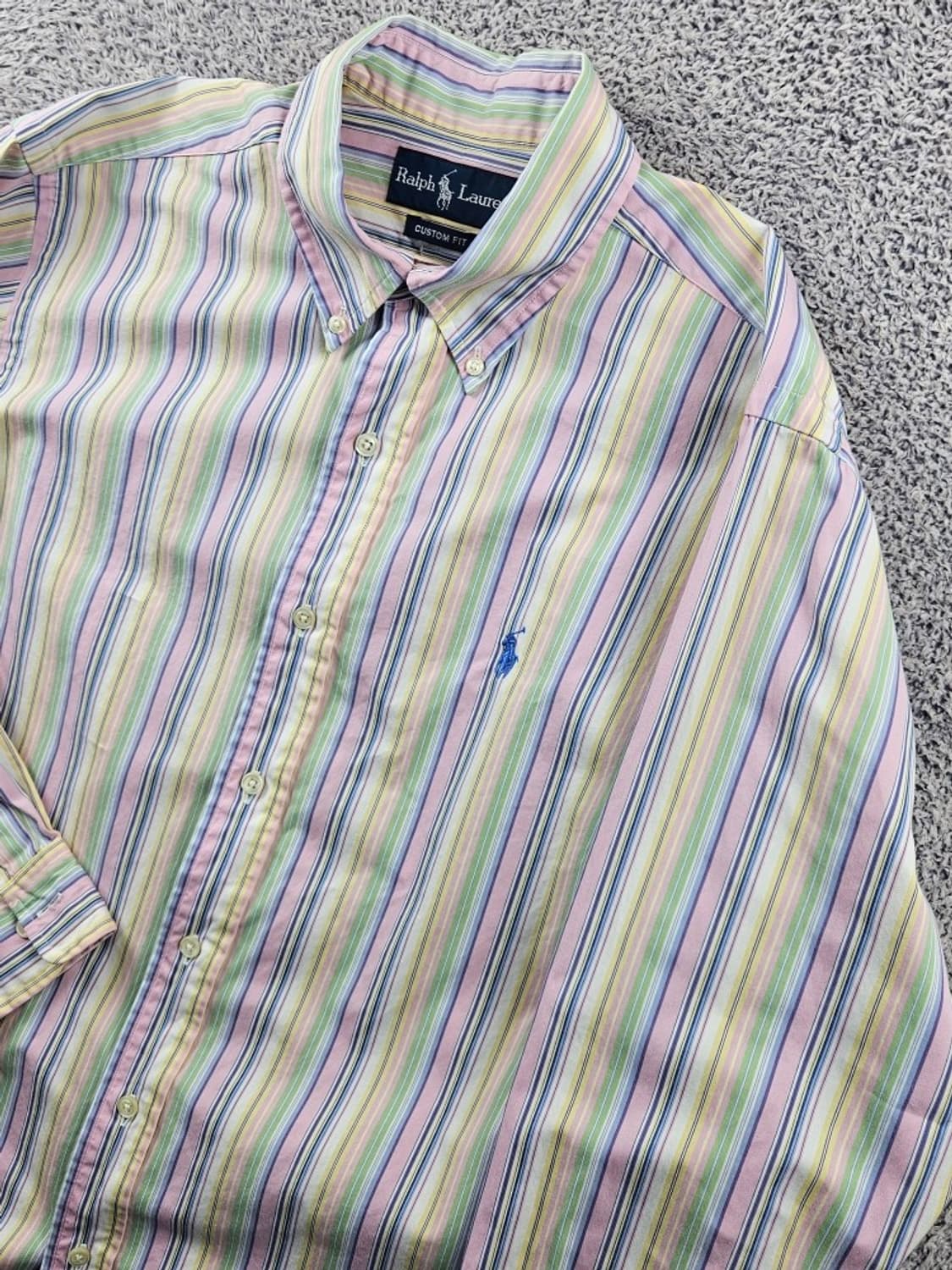 폴로랄프로렌 멀티컬러 스트라이프 커스텀핏 셔츠 ( M추정 )/ 11008 상품이미지7
