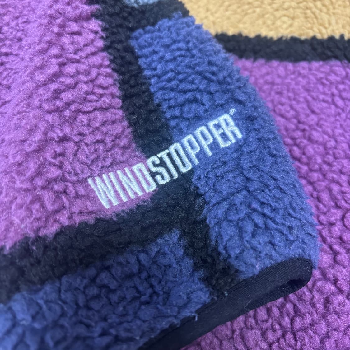 Supreme 슈프림 20fw 리버시블 컬러블럭 플리스 자켓 퍼플 L 상품이미지8