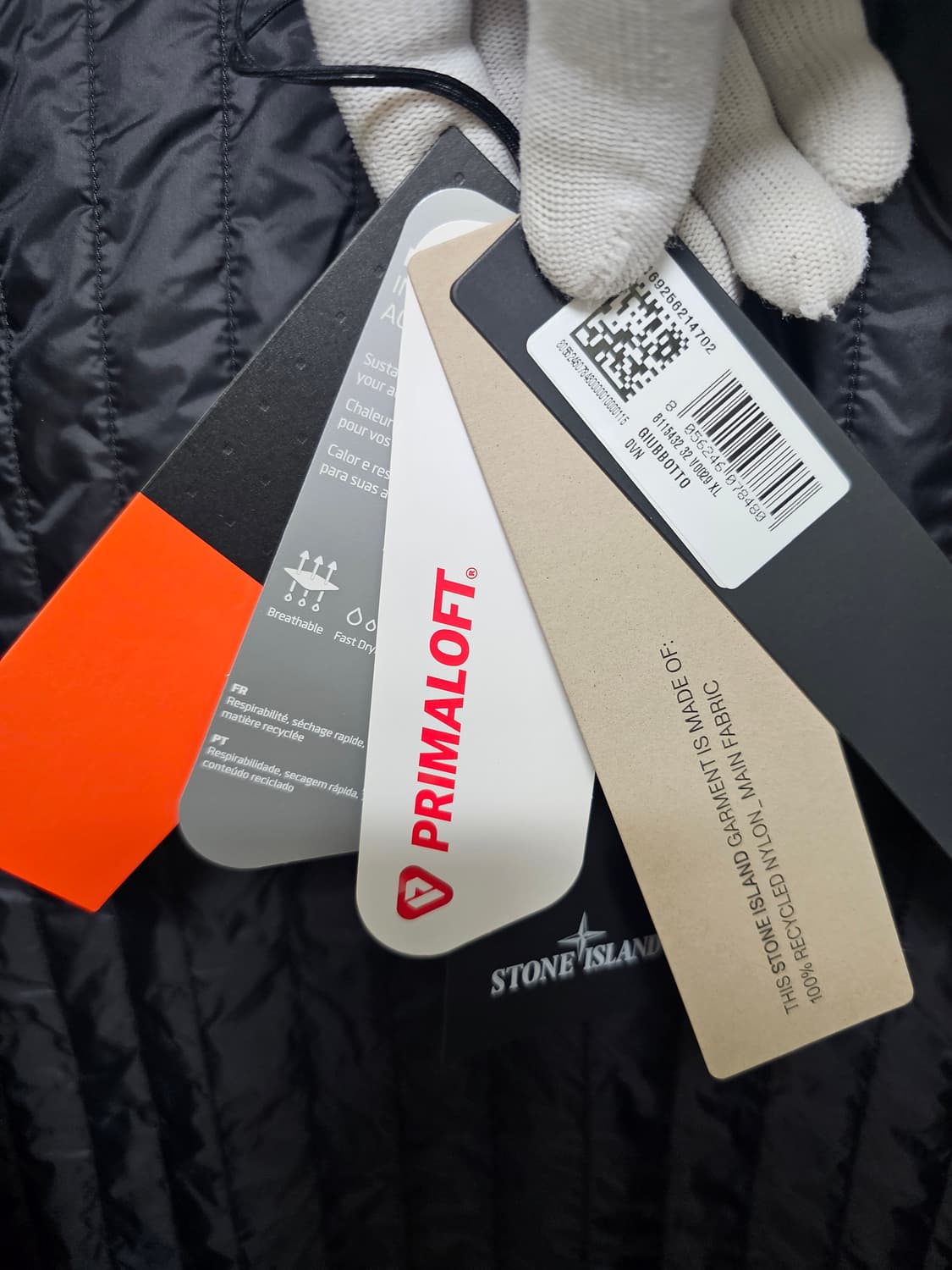 스톤아일랜드 퍼텍스 퀀텀 프리마로프트 후드 자켓 (새상품) 상품이미지5