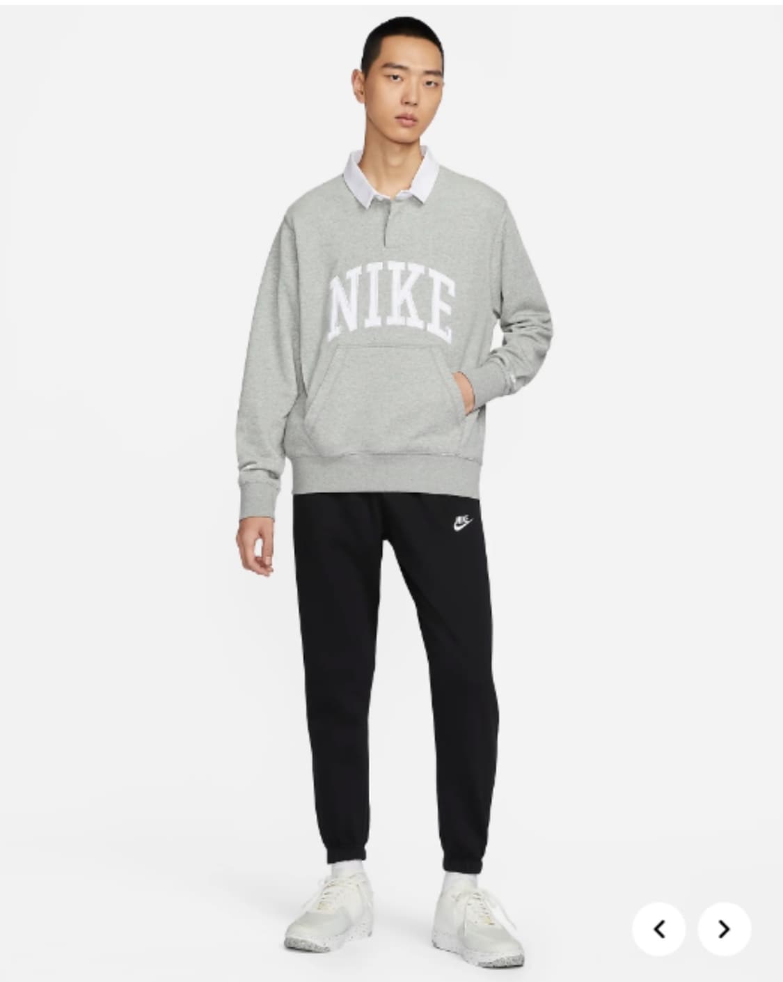 나이키 클럽 주우재 폴로 맨투맨  상품이미지1