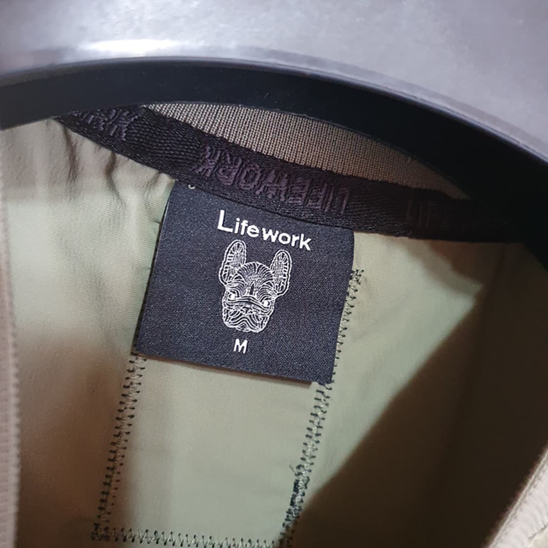 라이프워크 우븐 반팔 반바지 셋업 M 상품이미지6