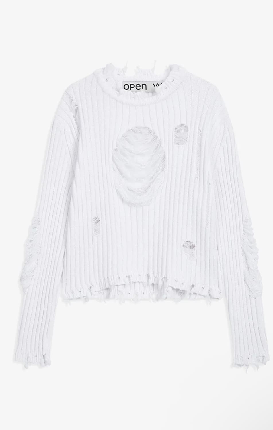 DAMAGED HEART PULLOVER (WHITE) 상품이미지2